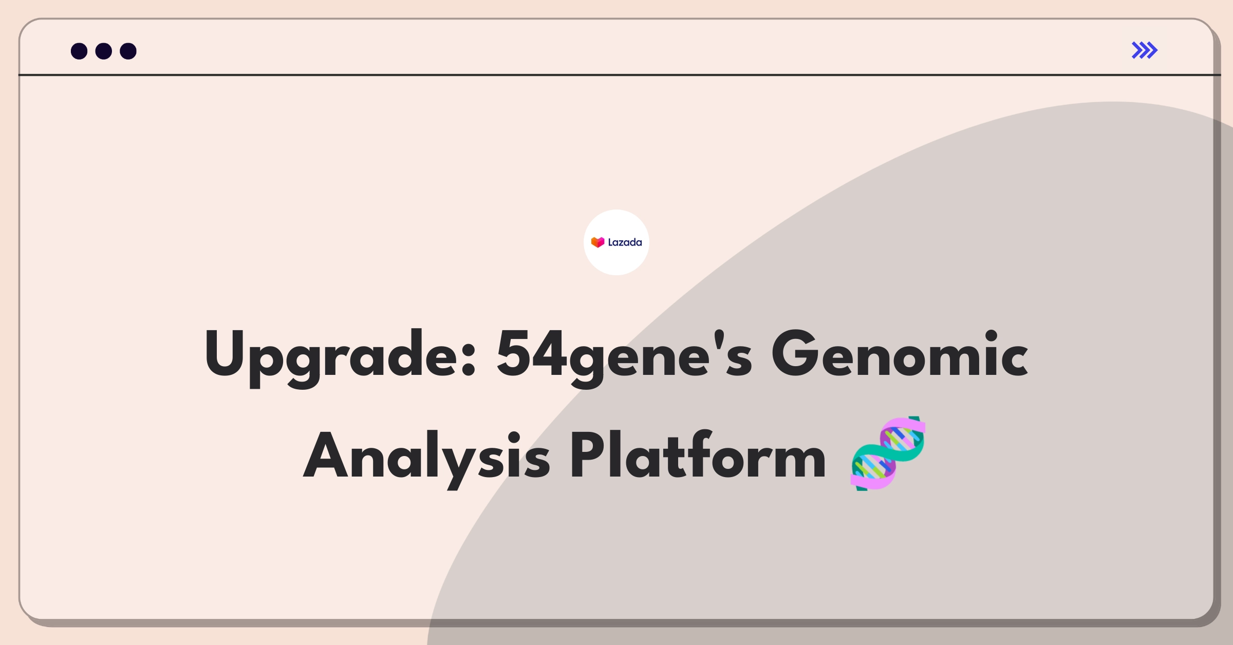 Product Management Improvement Question: Enhancing 54gene's genomic data analysis platform for better research outcomes