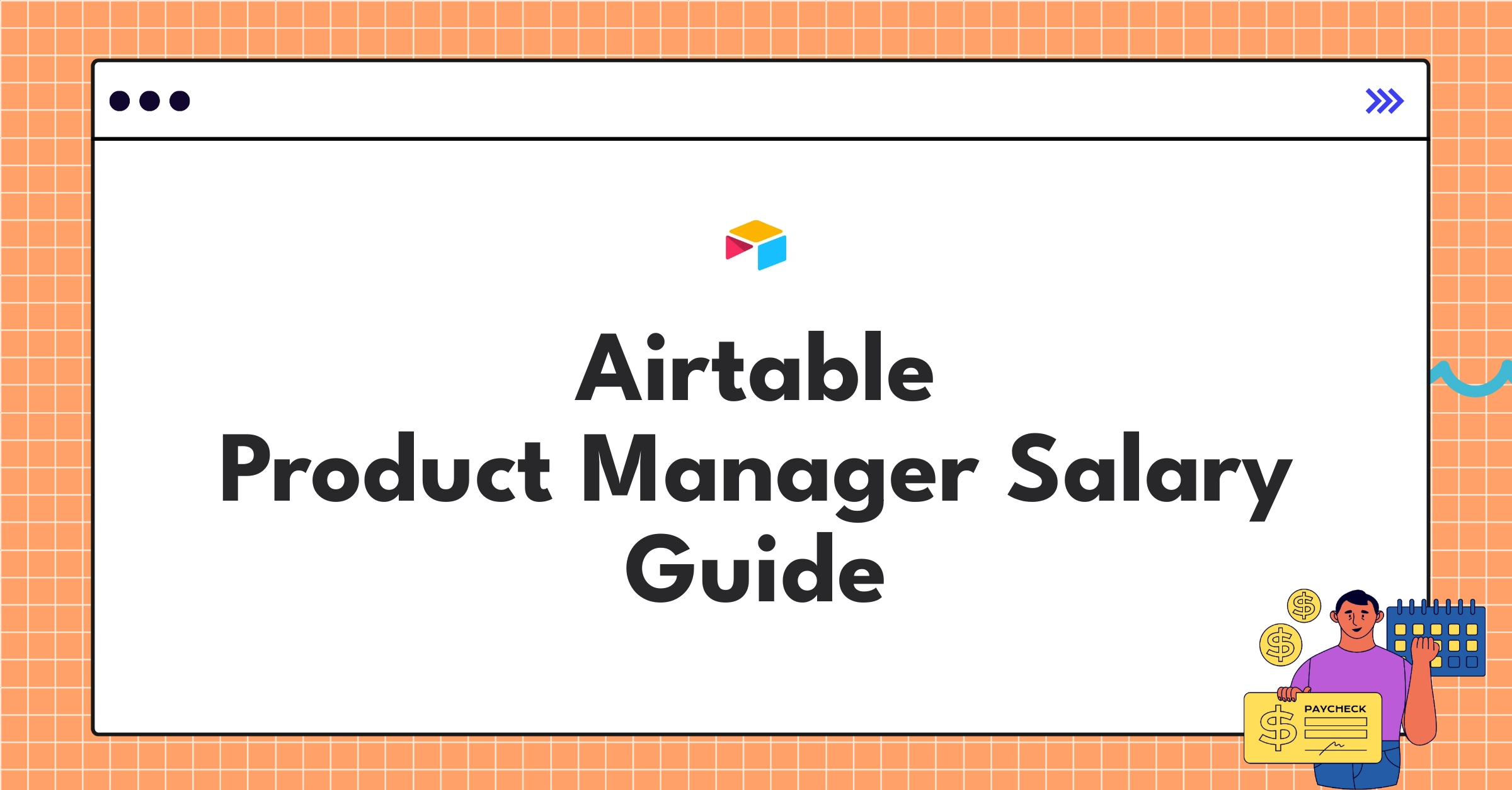 Detailed Airtable product manager salary and benefits infographic showing compensation structure
