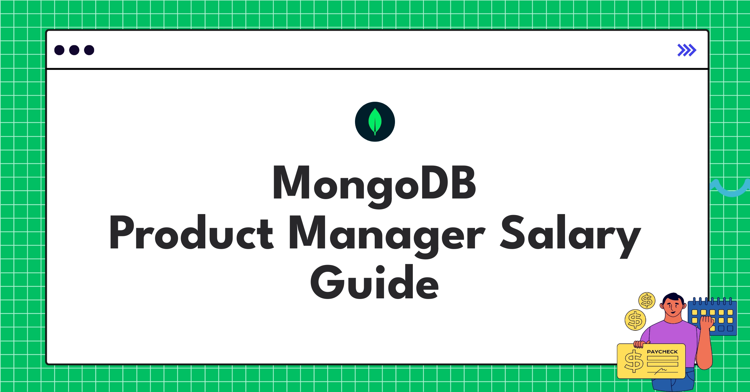 MongoDB Product Manager compensation chart showing salary ranges and benefits for different experience levels