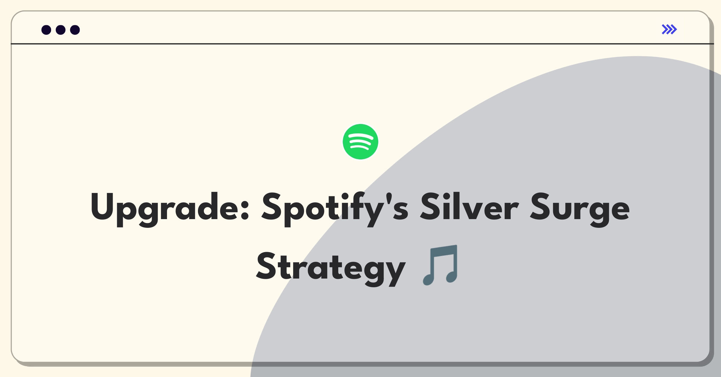 Product Management Growth Question: Spotify user adoption strategy for 40-60 age group