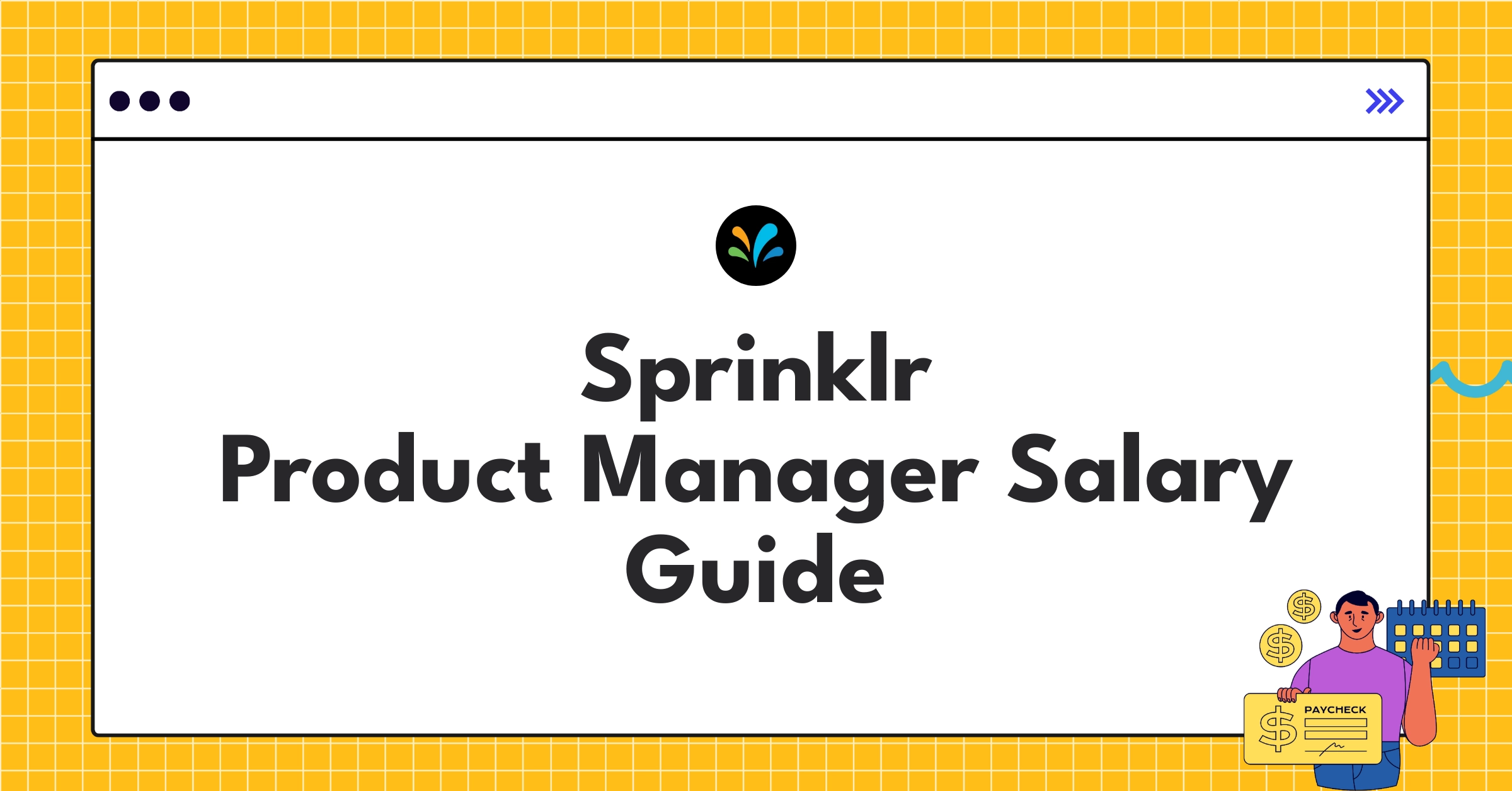 Detailed infographic showing Sprinklr Product Manager salary ranges and compensation structure for 2025