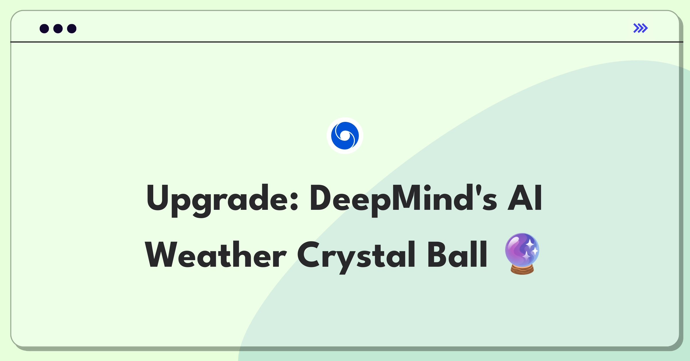 Product Management Improvement Question: Enhancing AI-powered weather forecasting accuracy for DeepMind