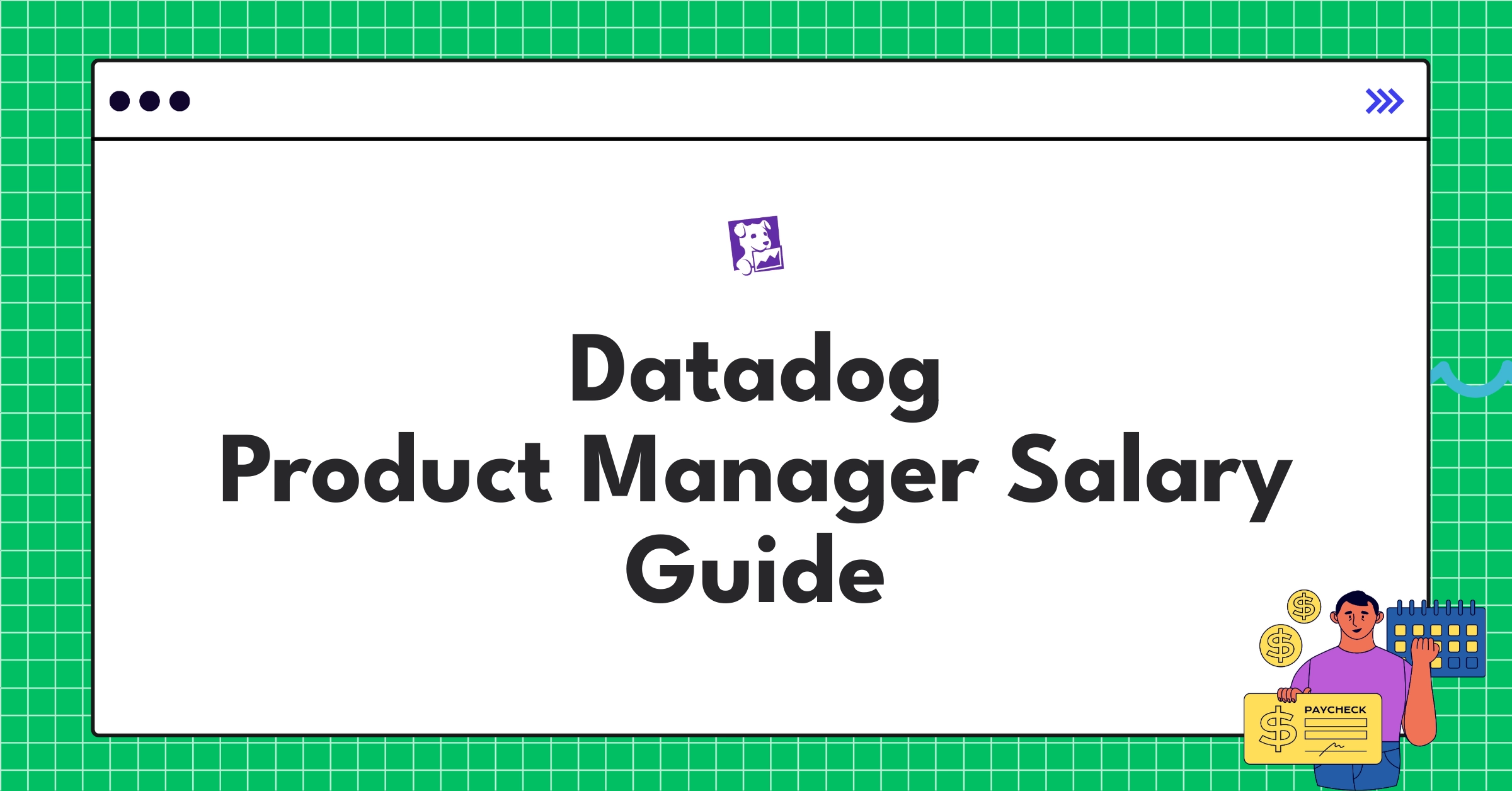 Datadog Product Manager salary breakdown chart showing base pay, bonuses, and equity components