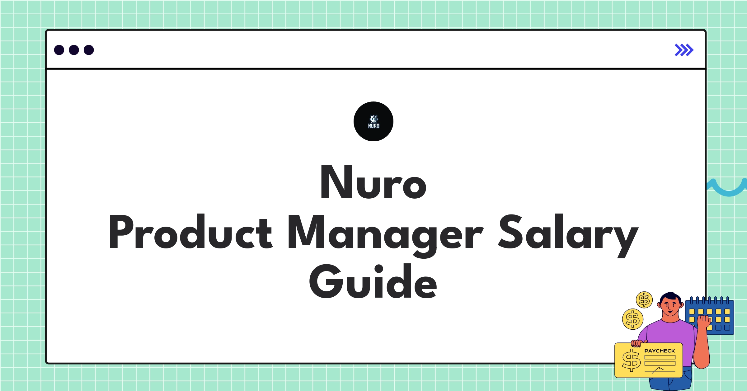 Nuro product manager salary guide infographic showing compensation breakdown for autonomous tech roles