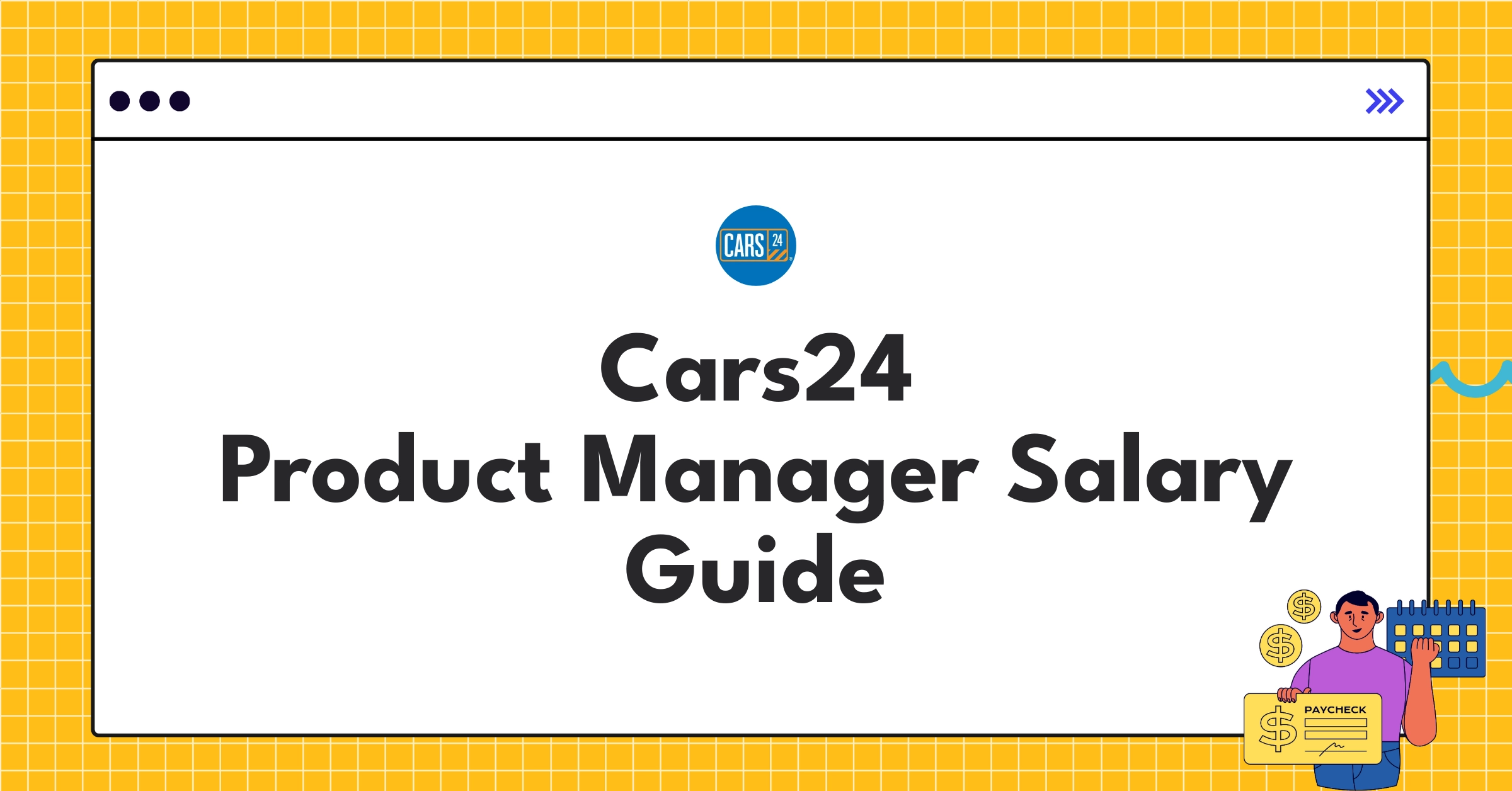 Cars24 Product Manager salary breakdown chart showing base pay, bonuses, and equity components