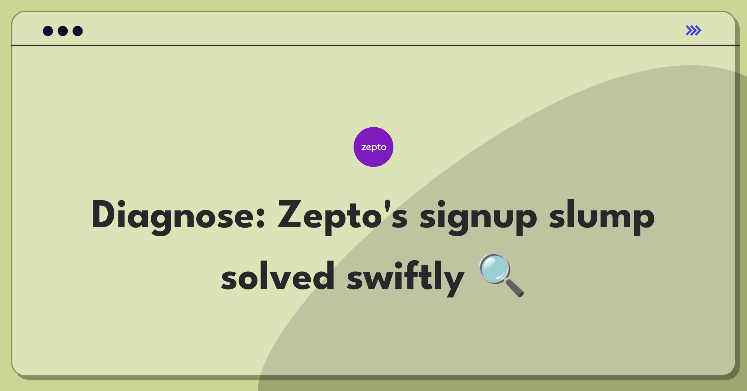 Product Management Root Cause Analysis Question: Investigating sudden drop in Zepto app user signups