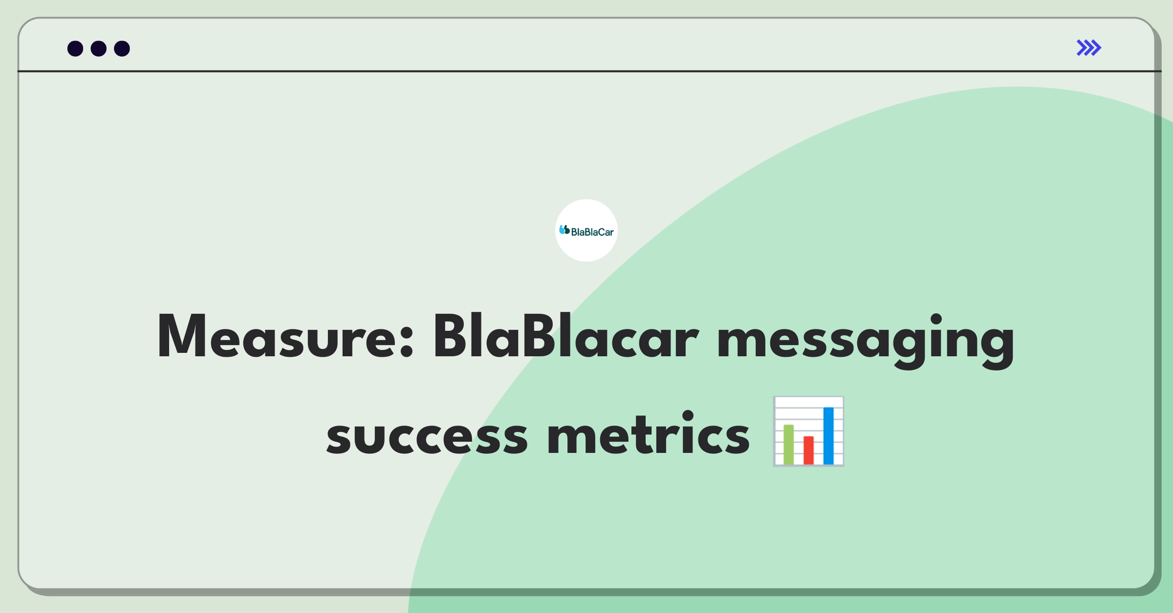 Product Management Success Metrics Question: Evaluating BlaBlacar's in-app messaging feature performance