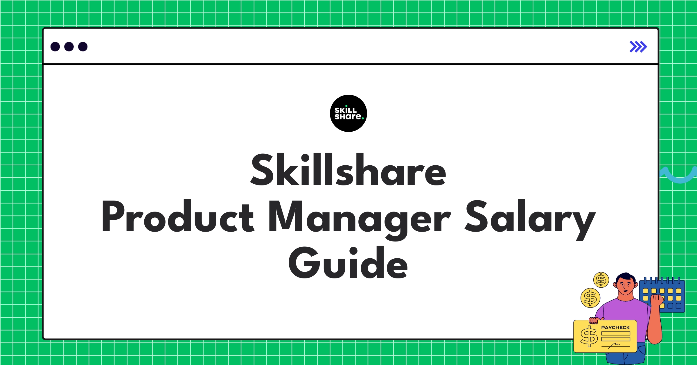 Infographic showing Skillshare Product Manager salary components and levels for 2025 compensation guide