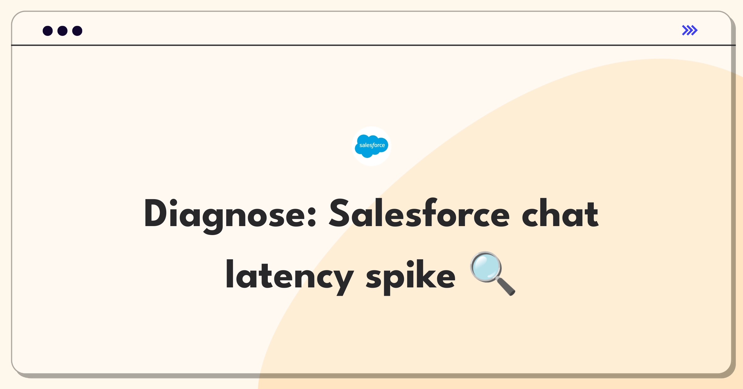 Product Management Root Cause Analysis Question: Investigating increased response time in Salesforce Service Cloud chat support