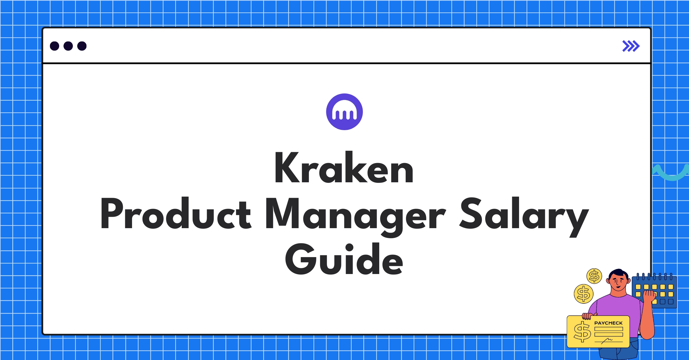 Infographic showing Kraken Product Manager salary ranges and compensation components for different levels