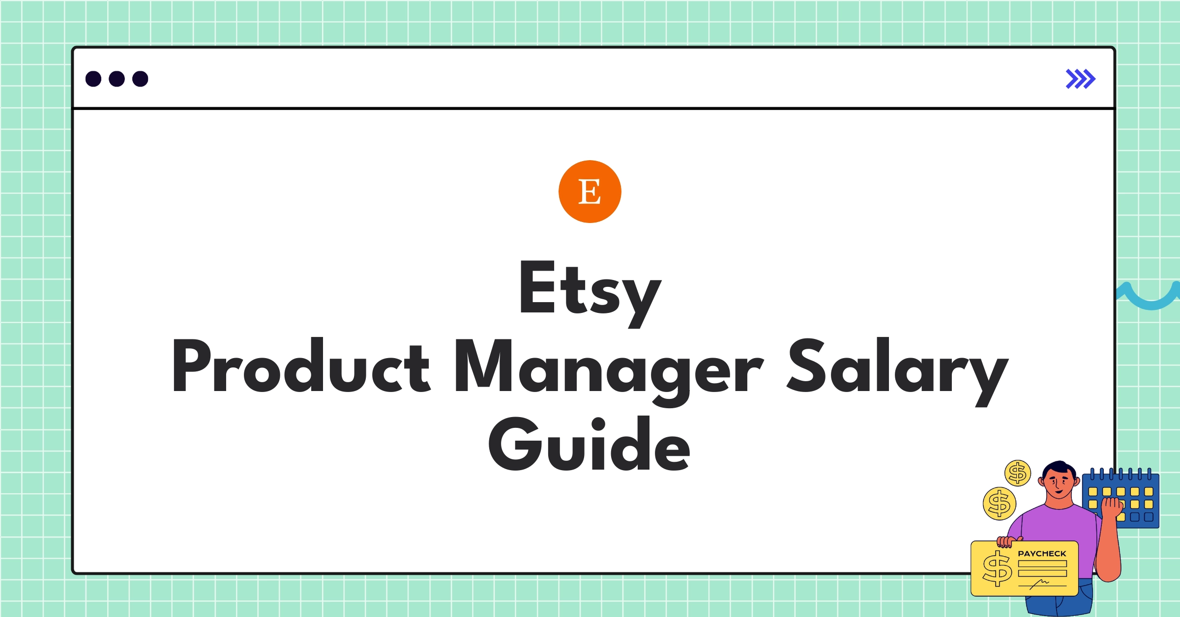 Detailed infographic showing Etsy product manager salary components and career progression opportunities