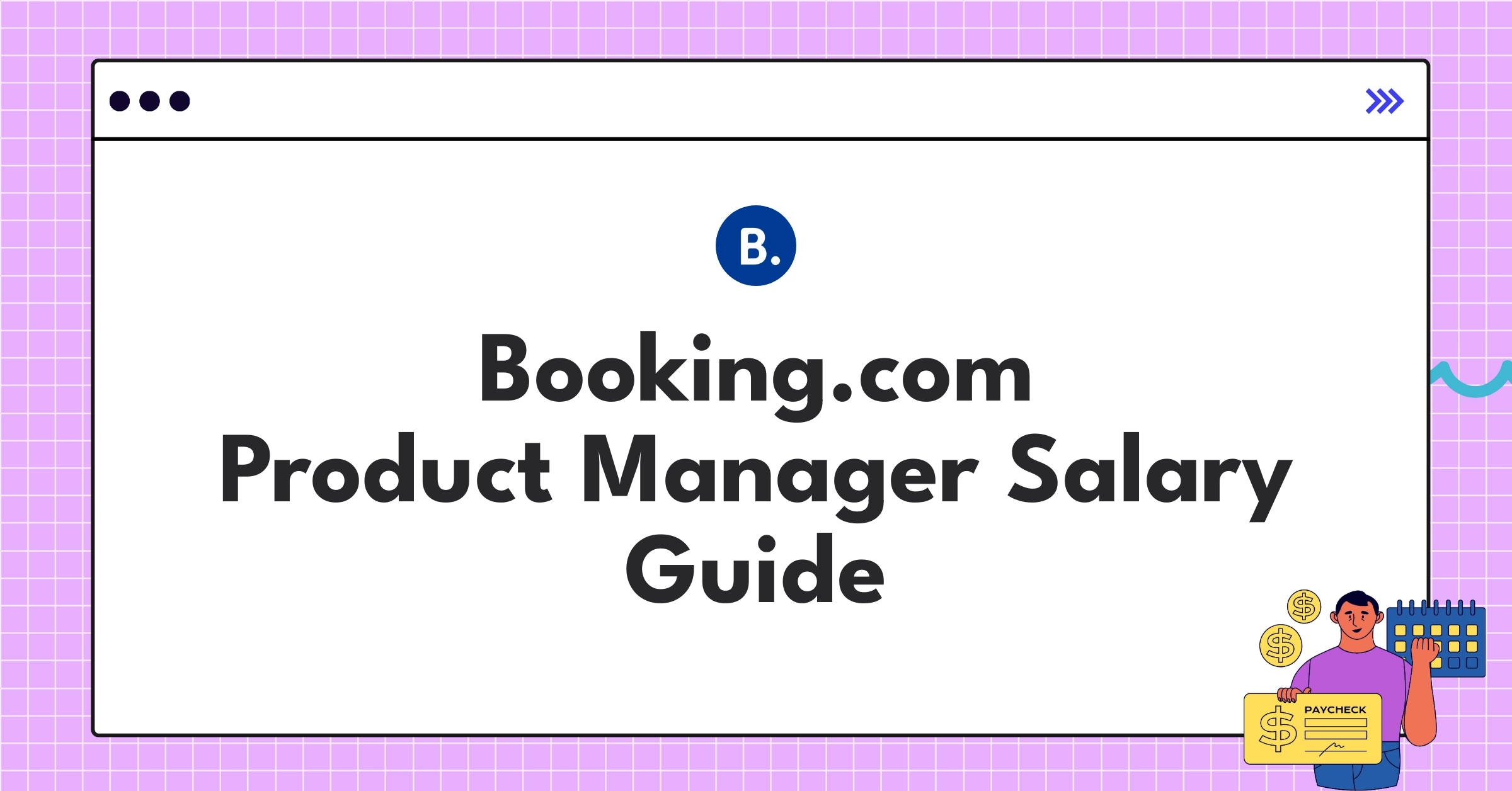 Detailed Booking.com Product Manager salary components infographic showing base pay, bonuses, and equity