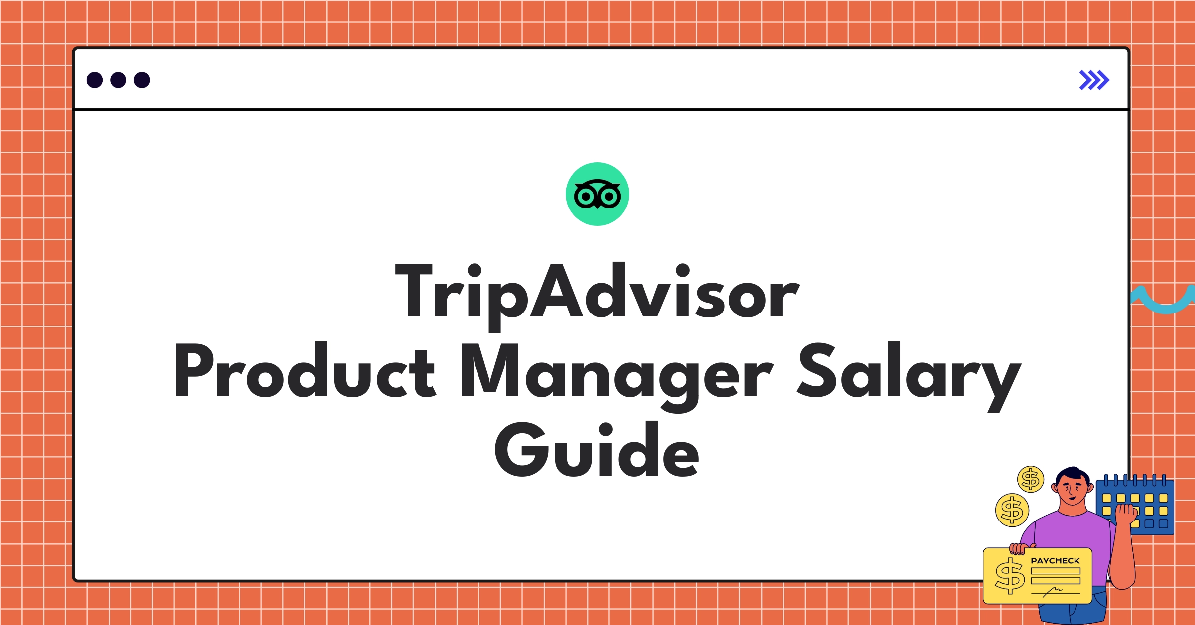 TripAdvisor Product Manager salary breakdown chart showing base pay, bonuses, and equity components