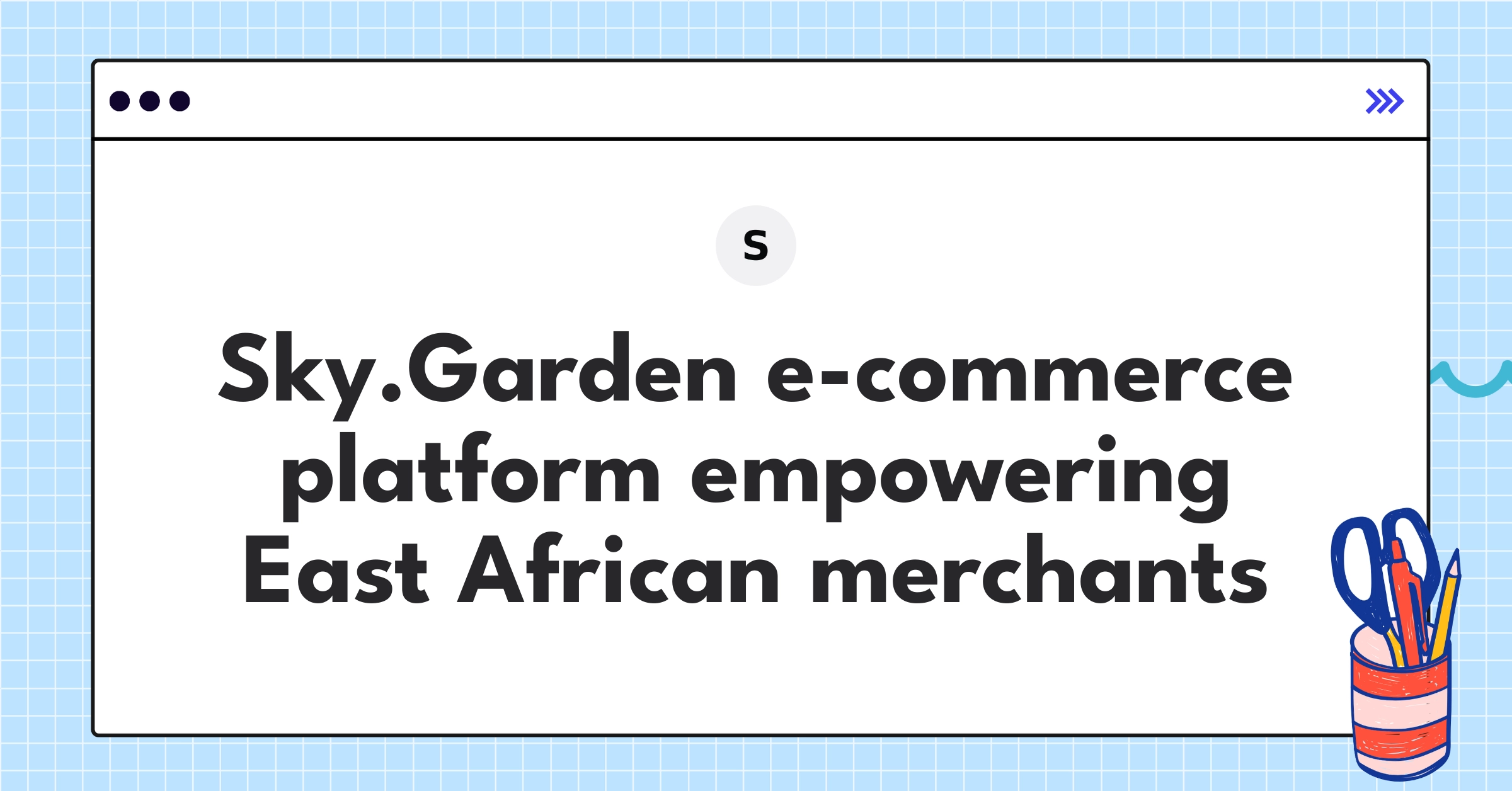 Sky.Garden mobile app showcasing local products and digital tools for East African small businesses