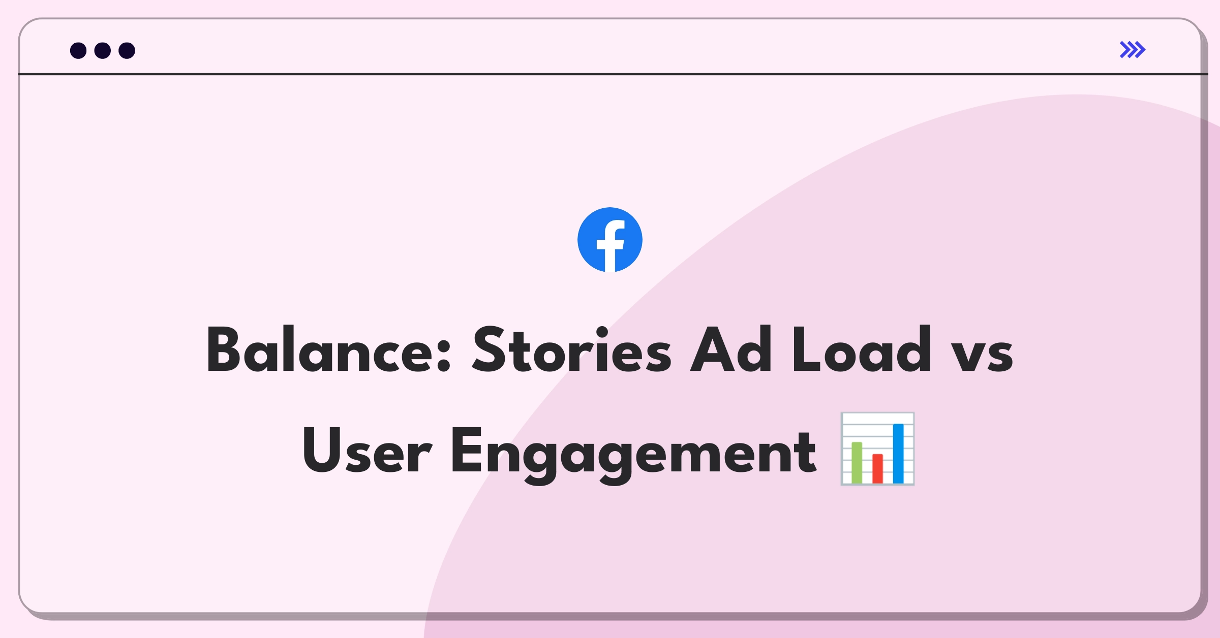 Product Management Trade-off Question: Instagram Stories ad placement optimization balancing revenue and user experience