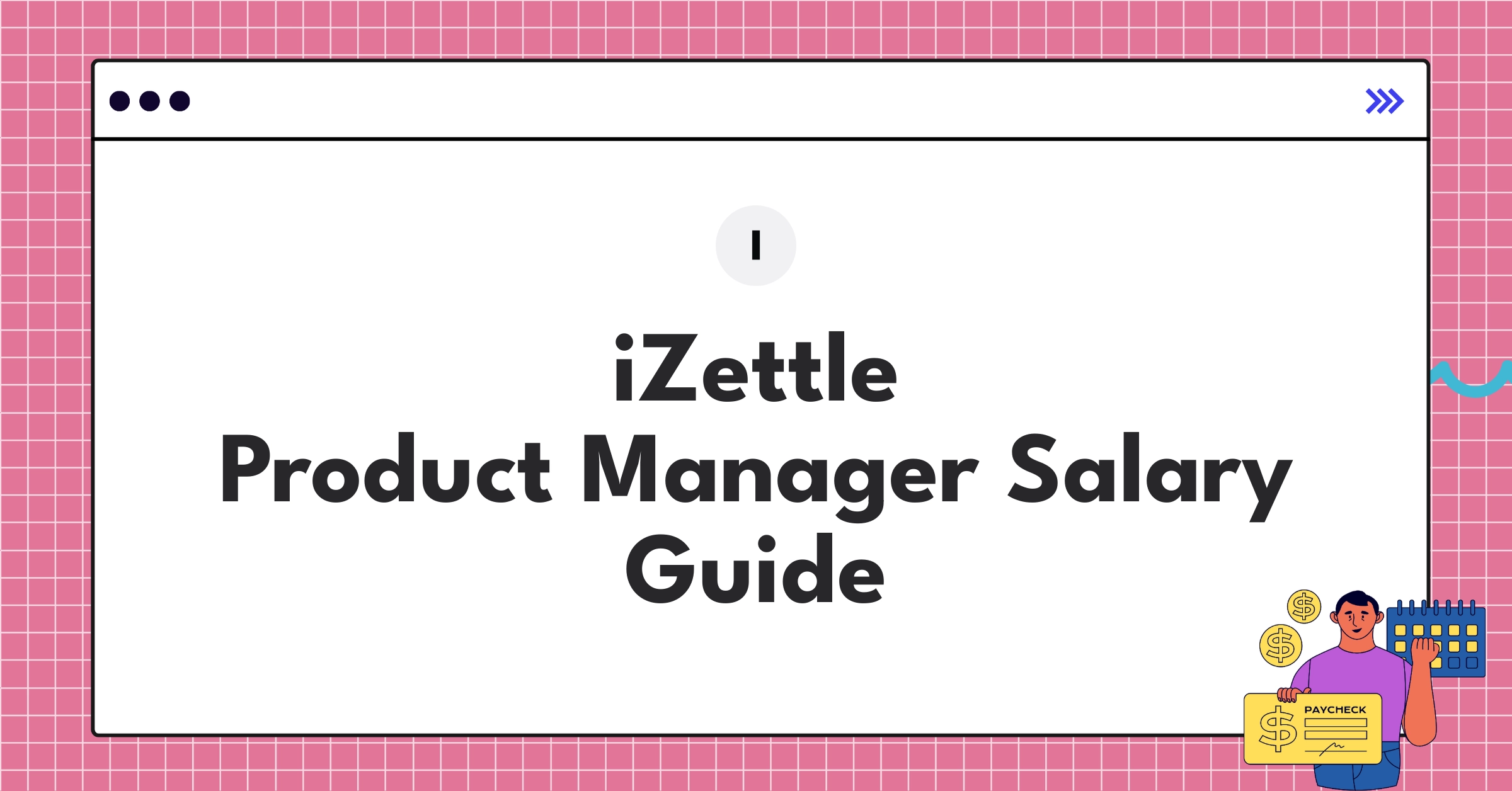 Infographic showing iZettle Product Manager salary components and levels for 2025 compensation guide