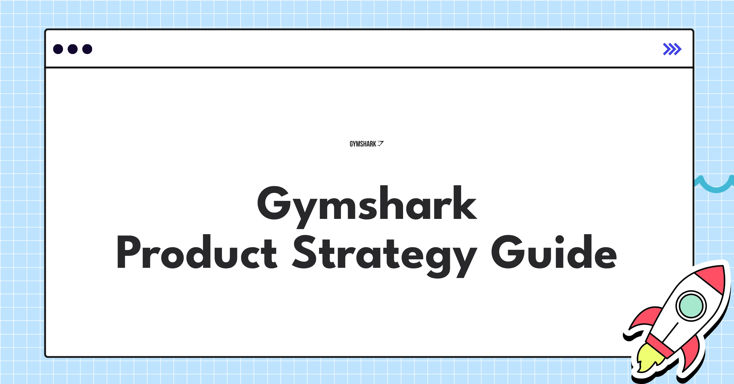 Gymshark product strategy infographic showcasing D2C model, community innovation, and tech-integrated fitness apparel