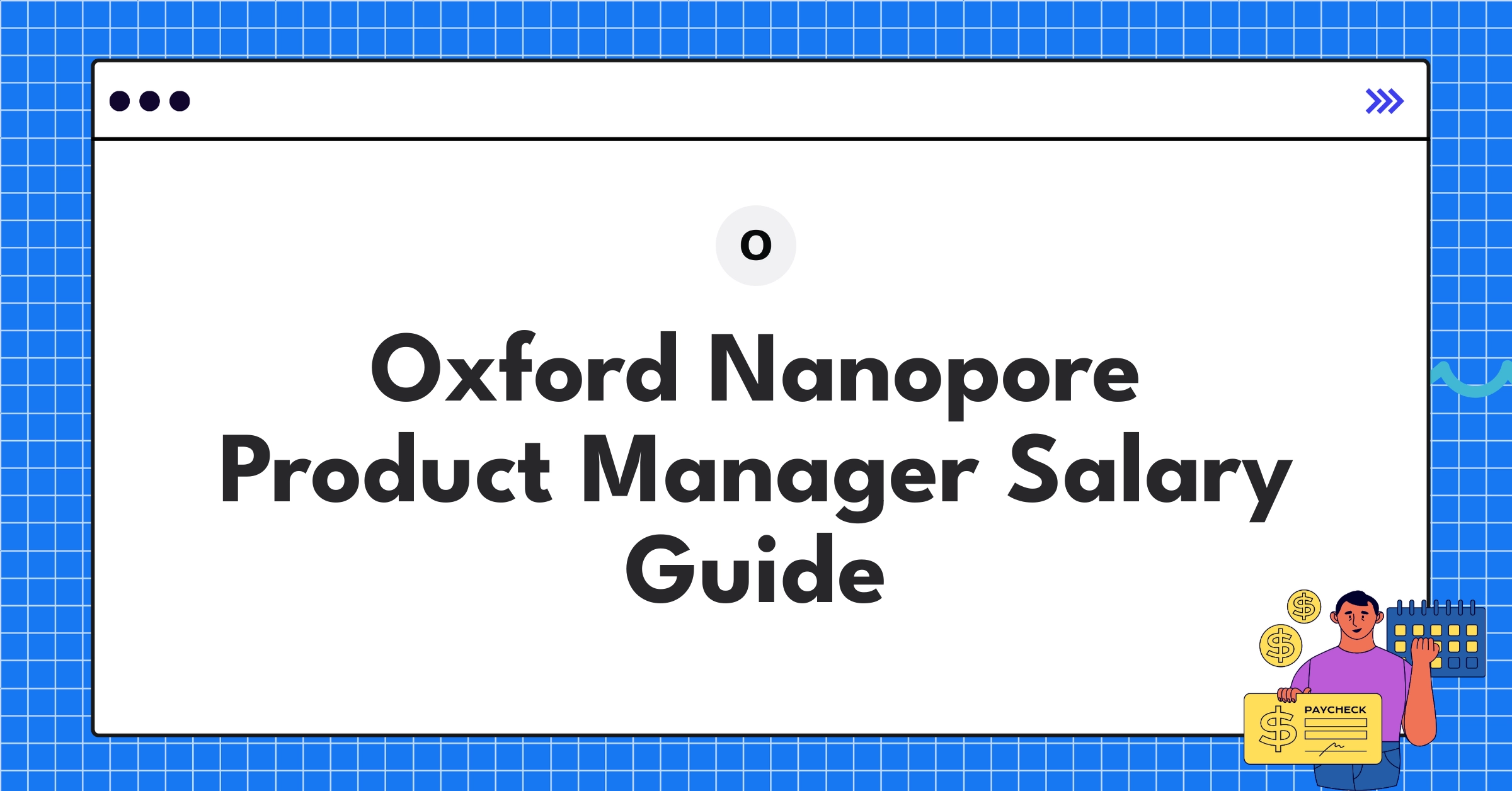 Detailed chart showing Oxford Nanopore Product Manager salary components including base pay, bonuses, and equity