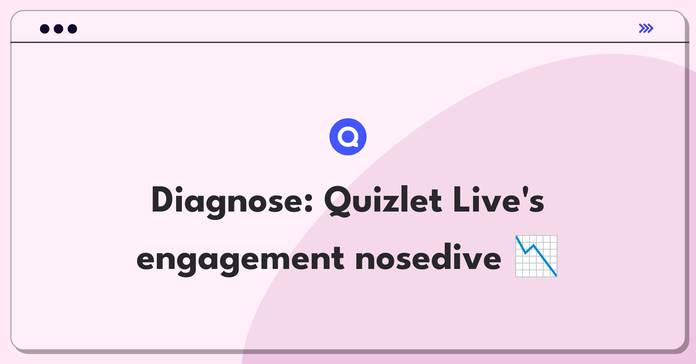 Product Management Root Cause Analysis Question: Investigating Quizlet Live's declining engagement among high school users