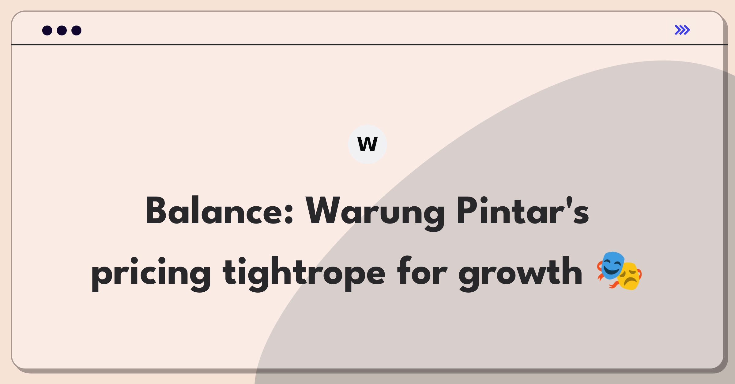 Product Management Trade-off Question: Balancing competitive pricing and merchant profitability in a digital marketplace