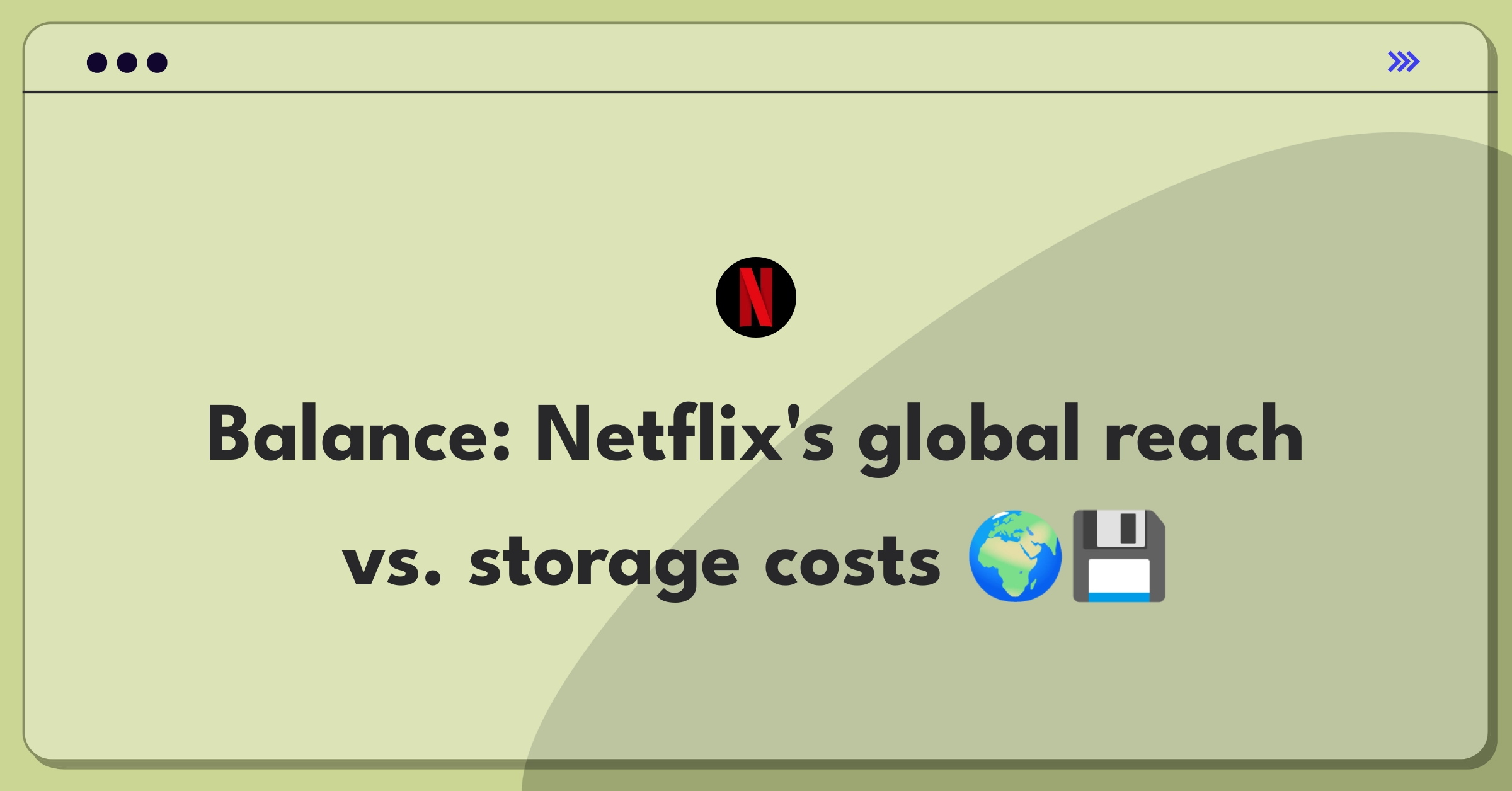 Product Management Trade-Off Question: Netflix language options expansion versus increased storage requirements