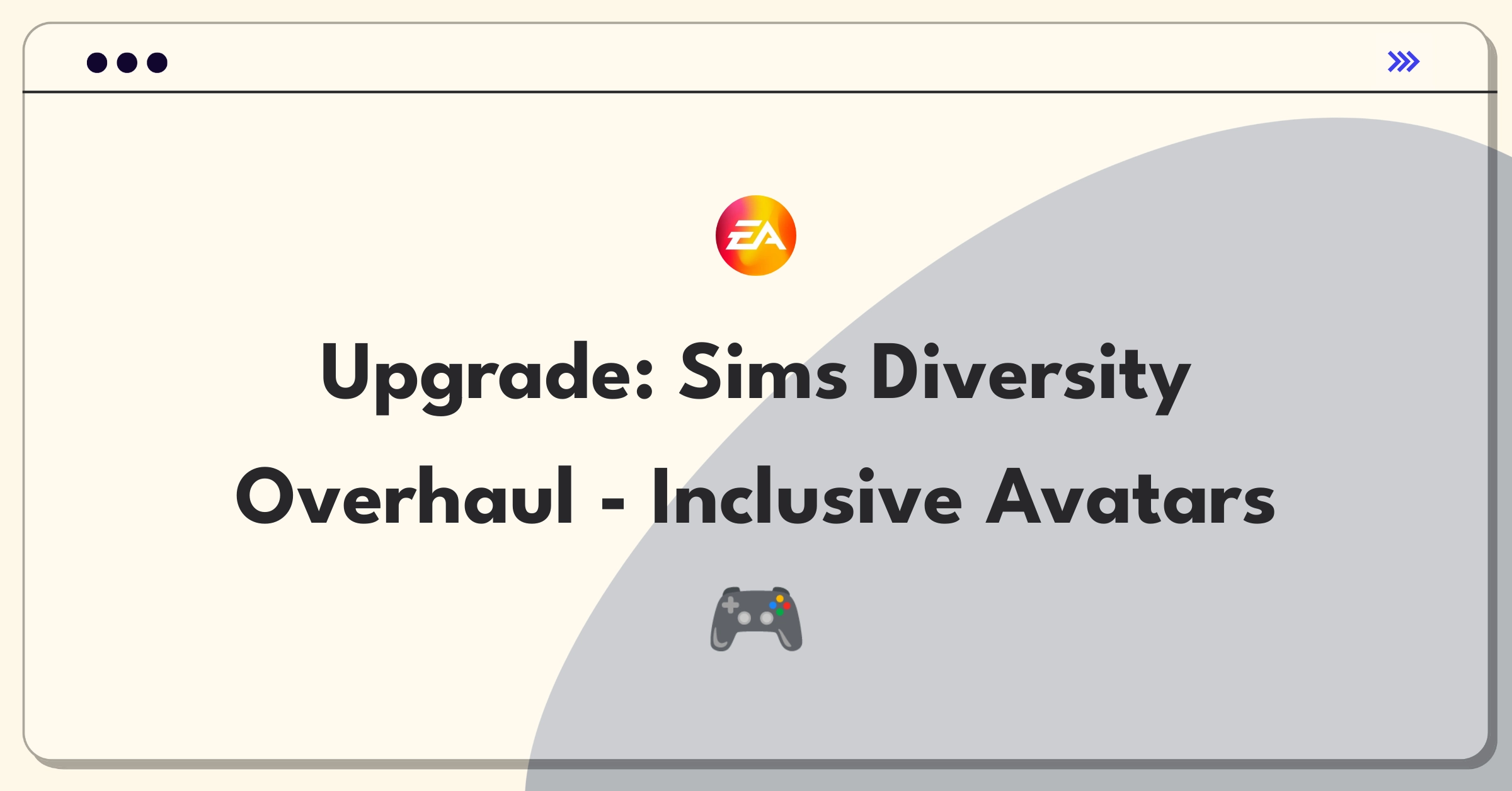 Product Management Improvement Question: Enhancing player customization in The Sims for inclusivity