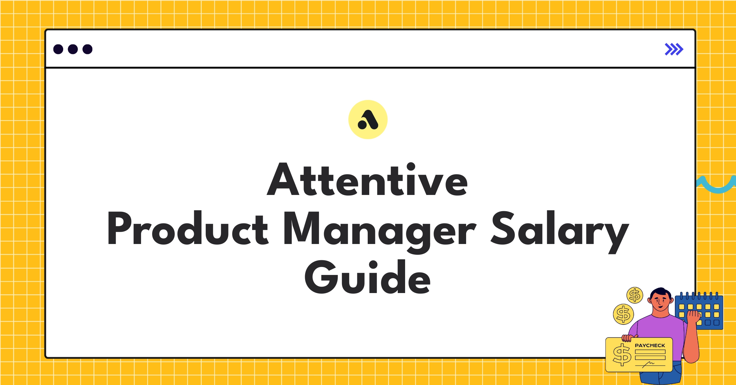 Detailed chart showing Attentive product manager salary components including base pay, bonuses, and equity