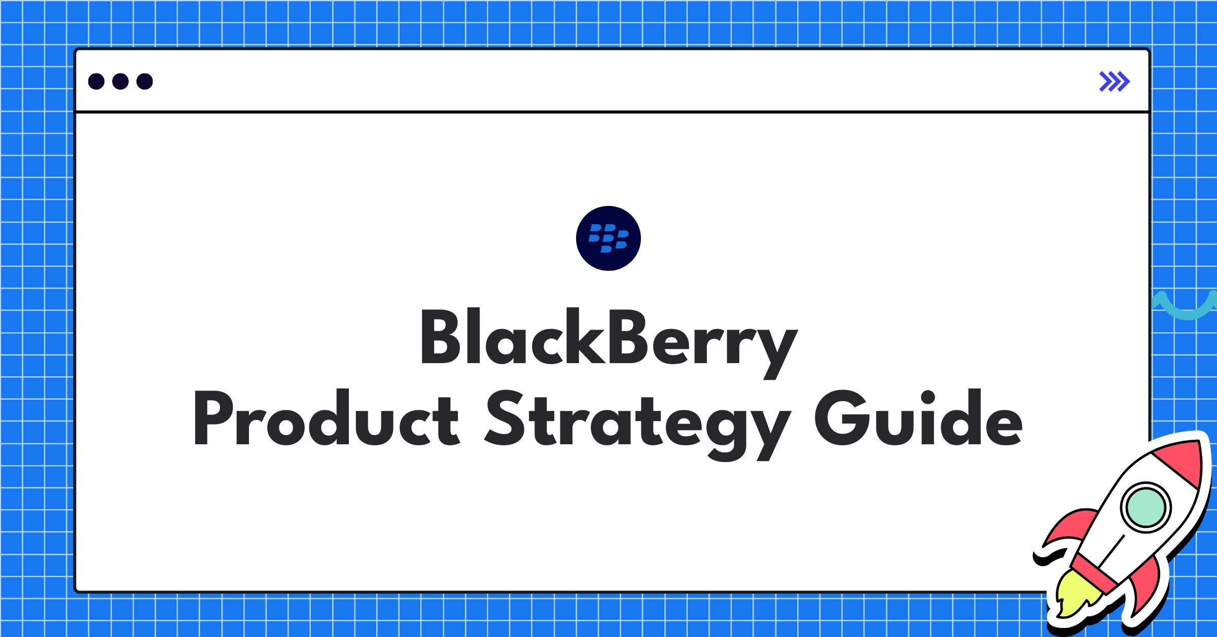BlackBerry logo with icons representing cybersecurity, AI, and enterprise software transformation