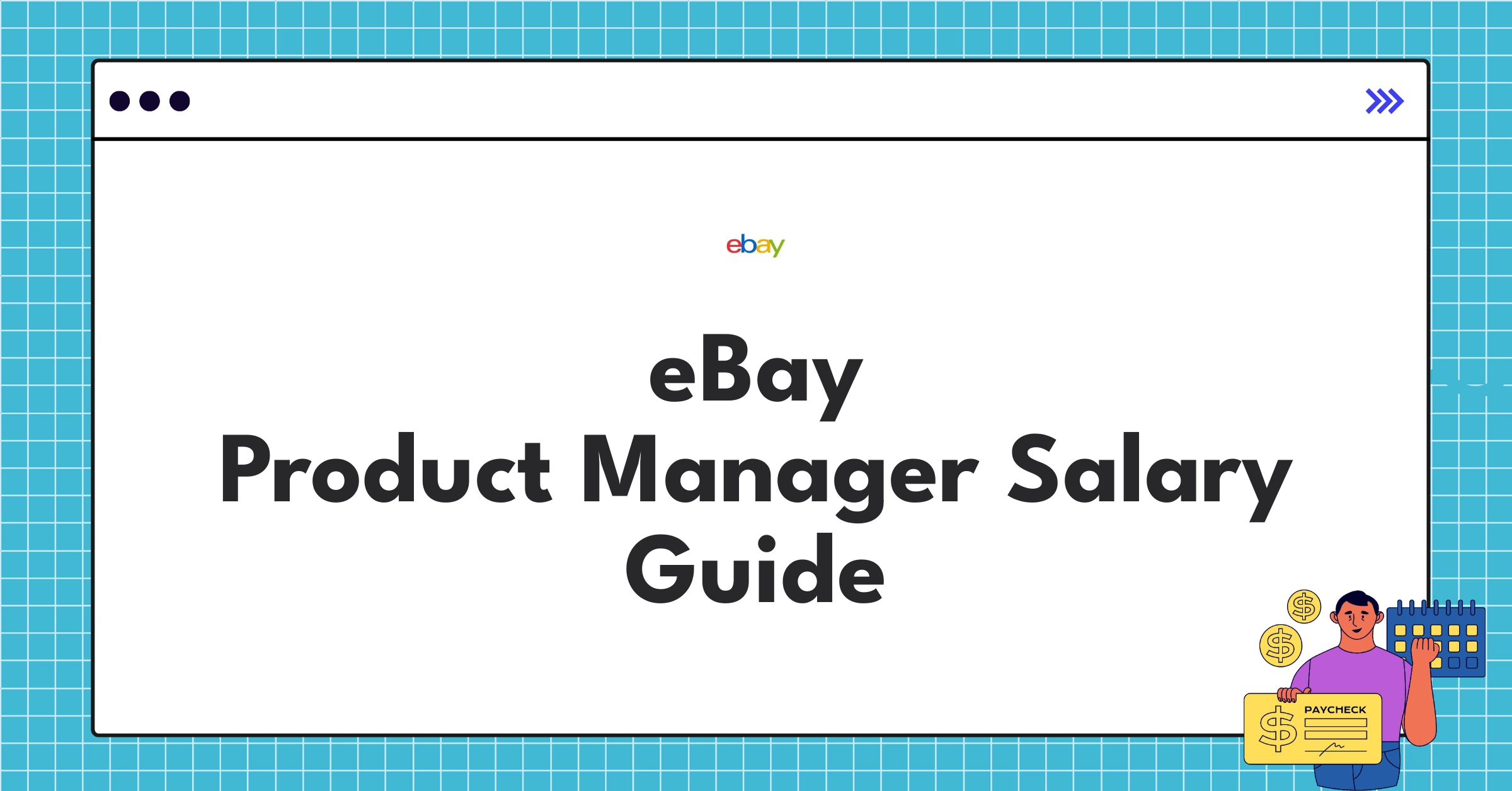 eBay Product Manager salary breakdown chart showing base pay, bonuses, and equity components
