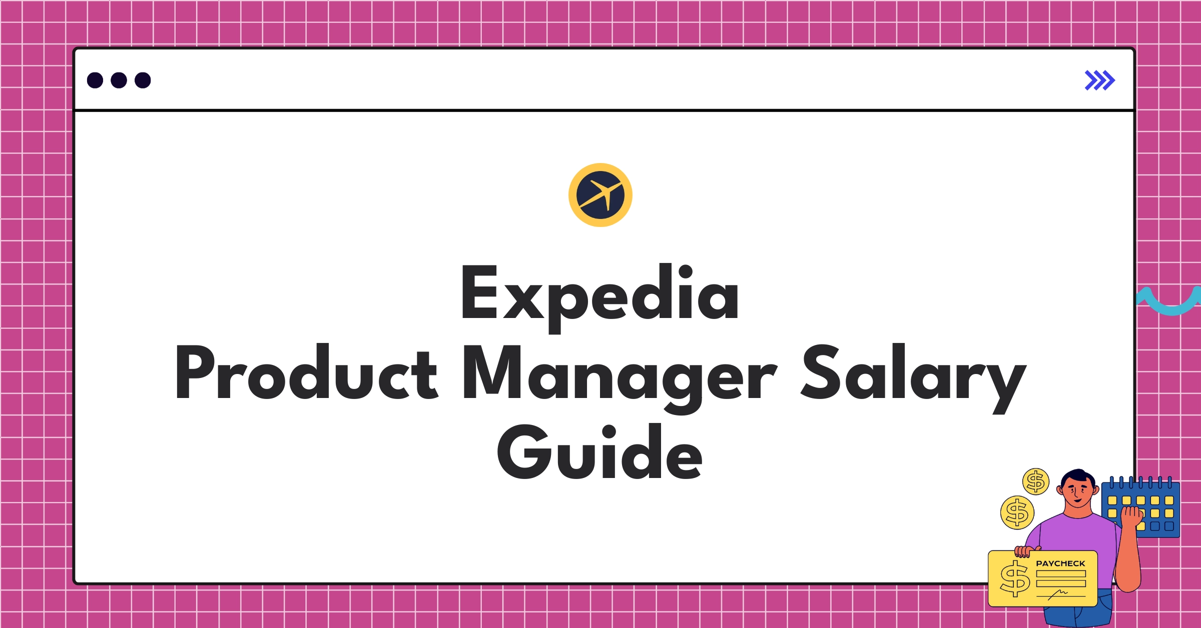 Detailed infographic showing Expedia Product Manager salary components and comparison with industry standards