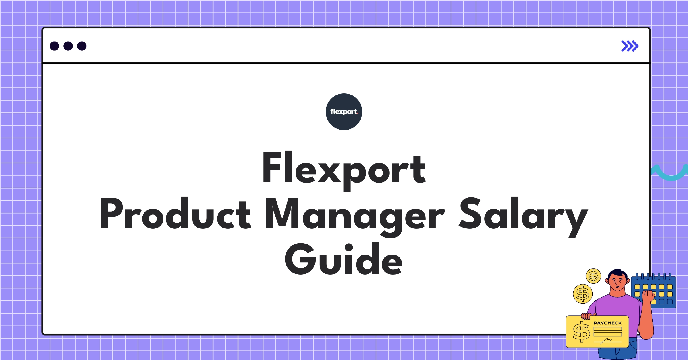 Infographic showing Flexport Product Manager salary ranges and compensation structure for 2025