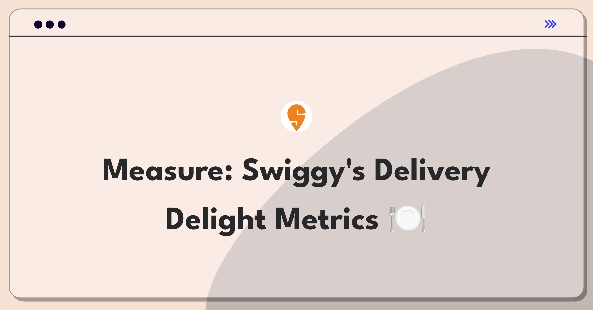 Product Management Analytics Question: Measuring success of Swiggy's food delivery service using key metrics