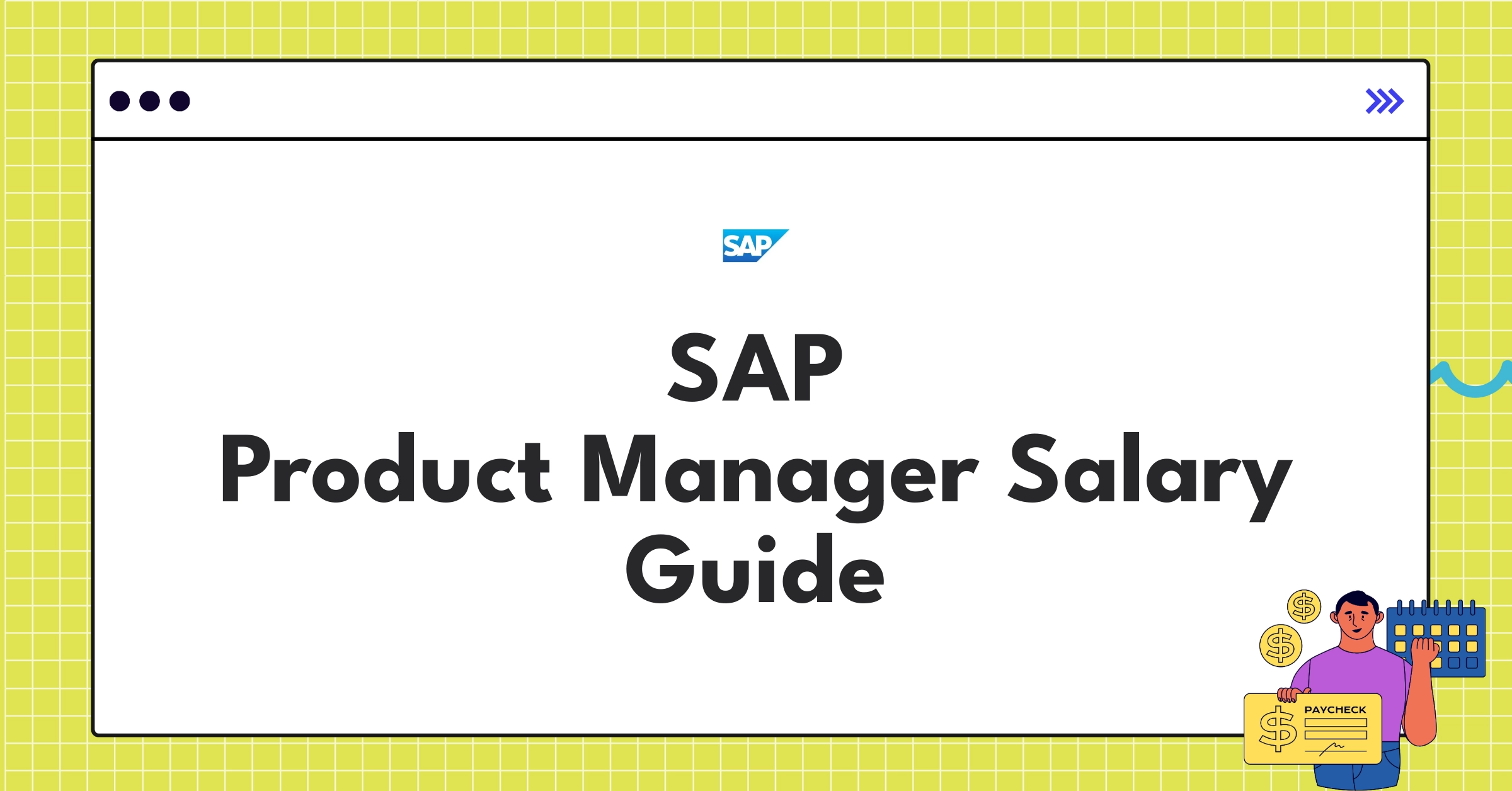 Detailed SAP Product Manager salary structure and compensation components infographic