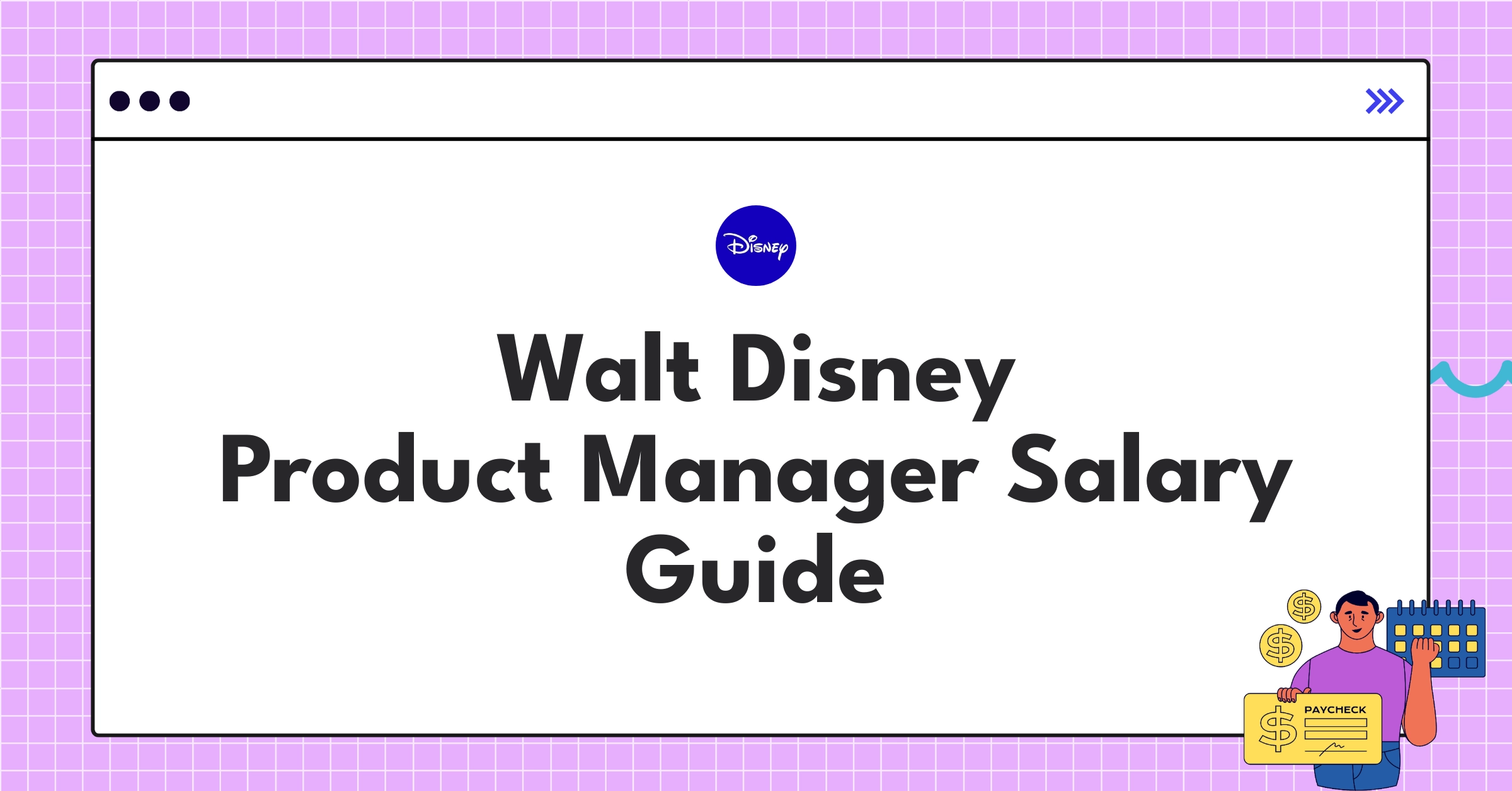 Infographic showing Walt Disney Product Manager salary ranges and compensation components for 2025