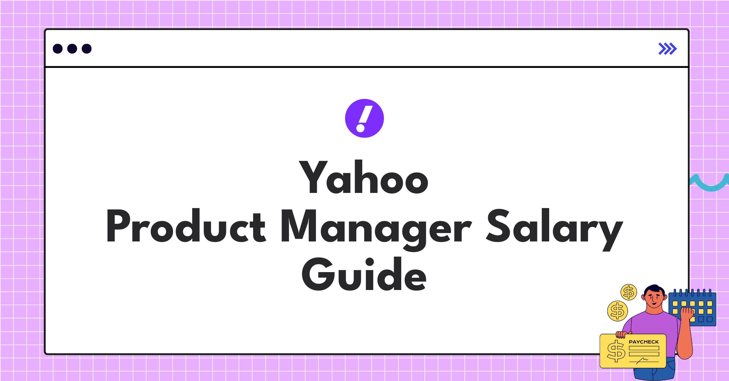 Infographic showing Yahoo product manager salary ranges and benefits package for 2025