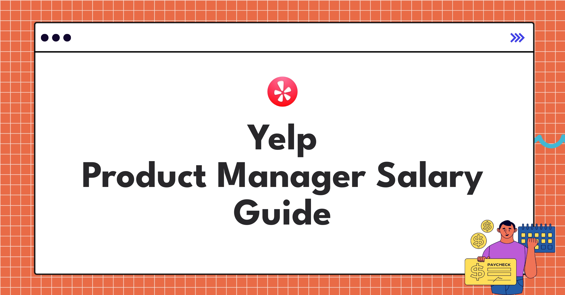 Detailed infographic showing Yelp Product Manager salary ranges and compensation components