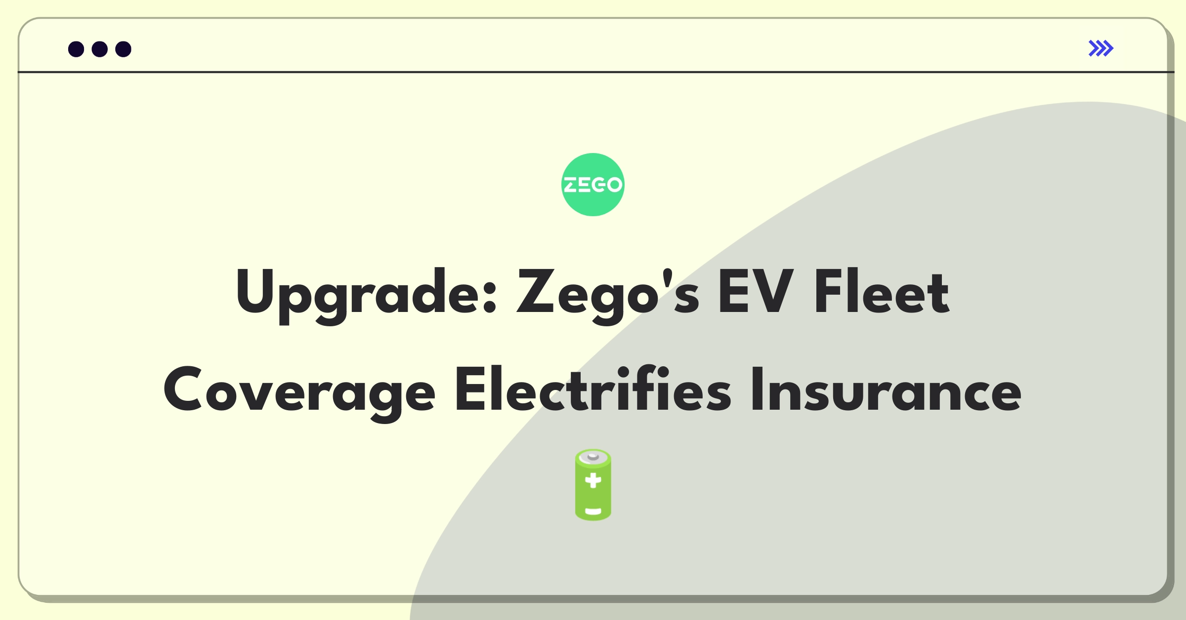 Product Management Improvement Question: Enhancing fleet insurance features for electric vehicle adoption