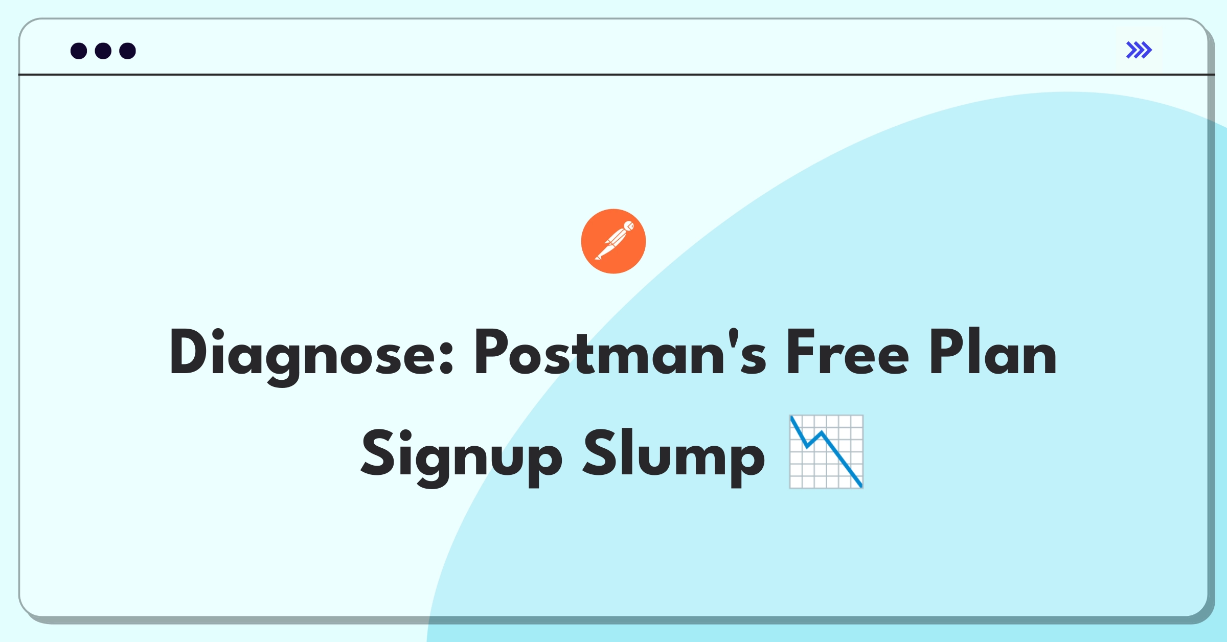 Product Management Root Cause Analysis Question: Investigating sudden drop in Postman's free plan user signups