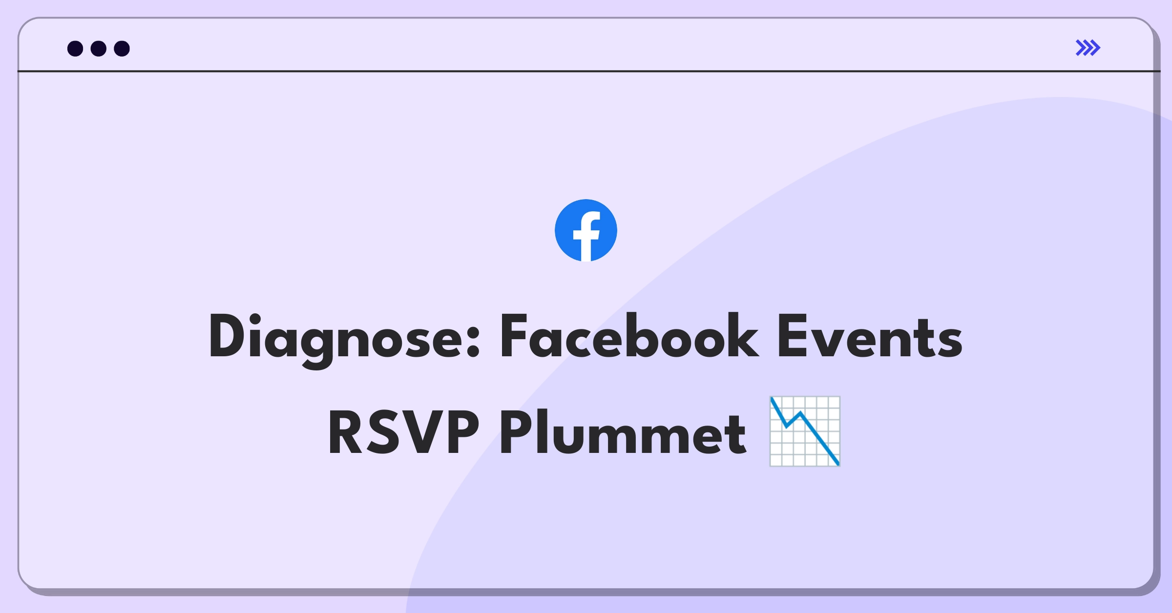 Product Management Root Cause Analysis Question: Facebook Events RSVP rate decline investigation