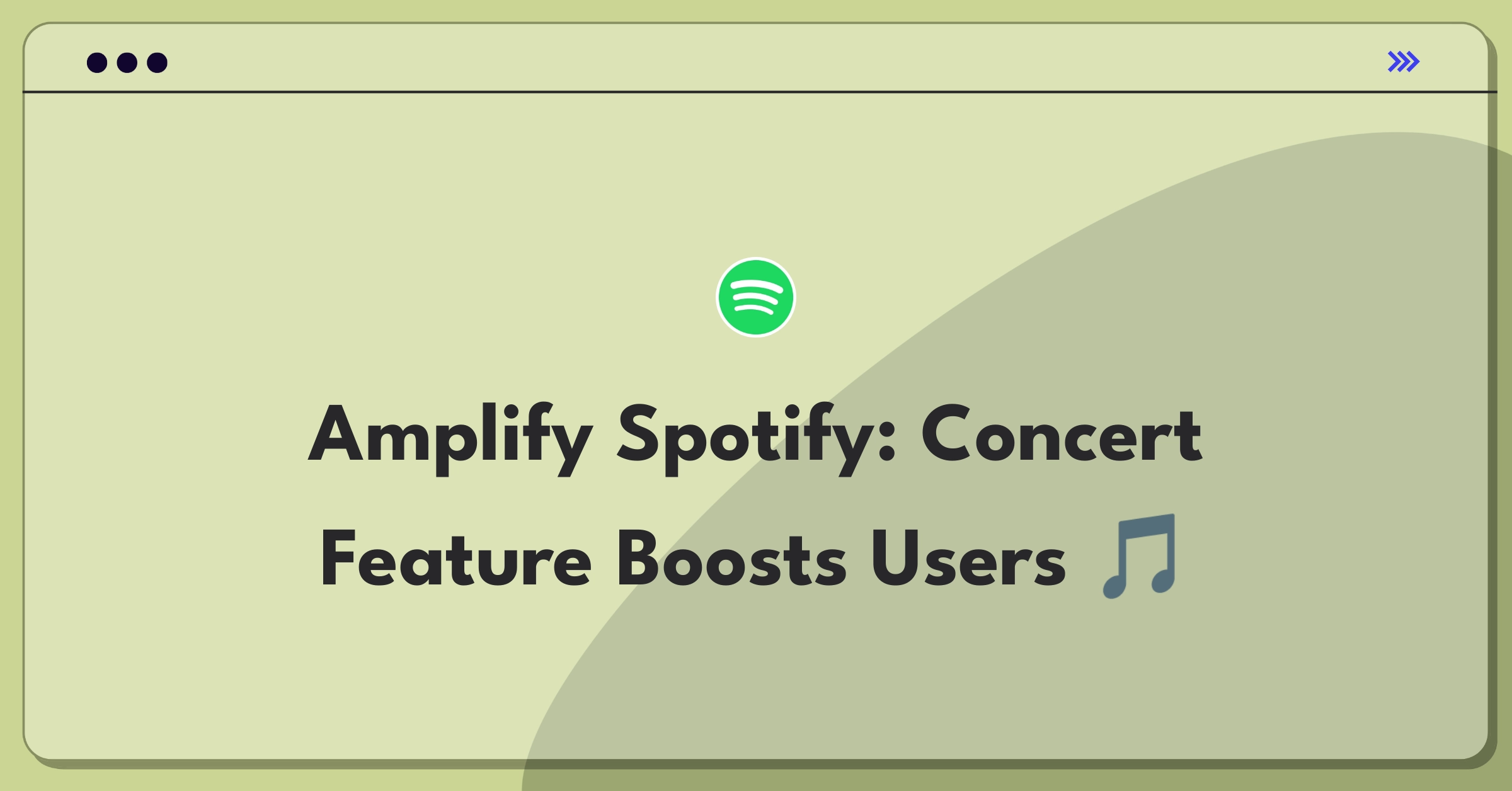 Product Management Growth Question: Spotify live concert feature development for user acquisition and retention