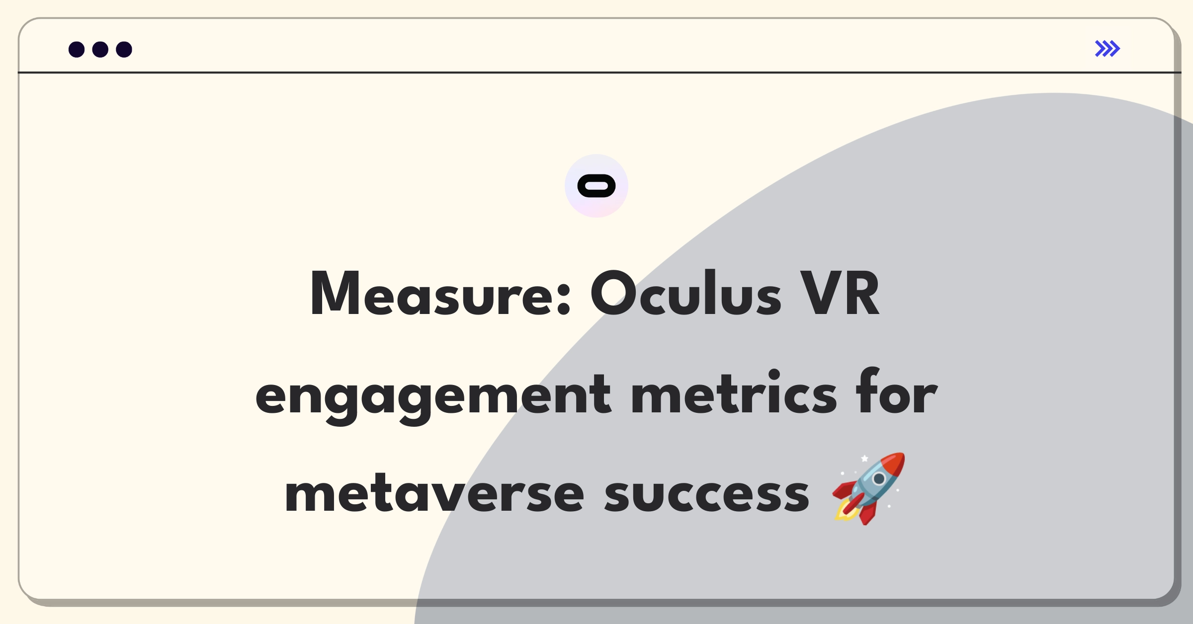 Product Management Analytics Question: Evaluating user engagement metrics for Oculus VR platform