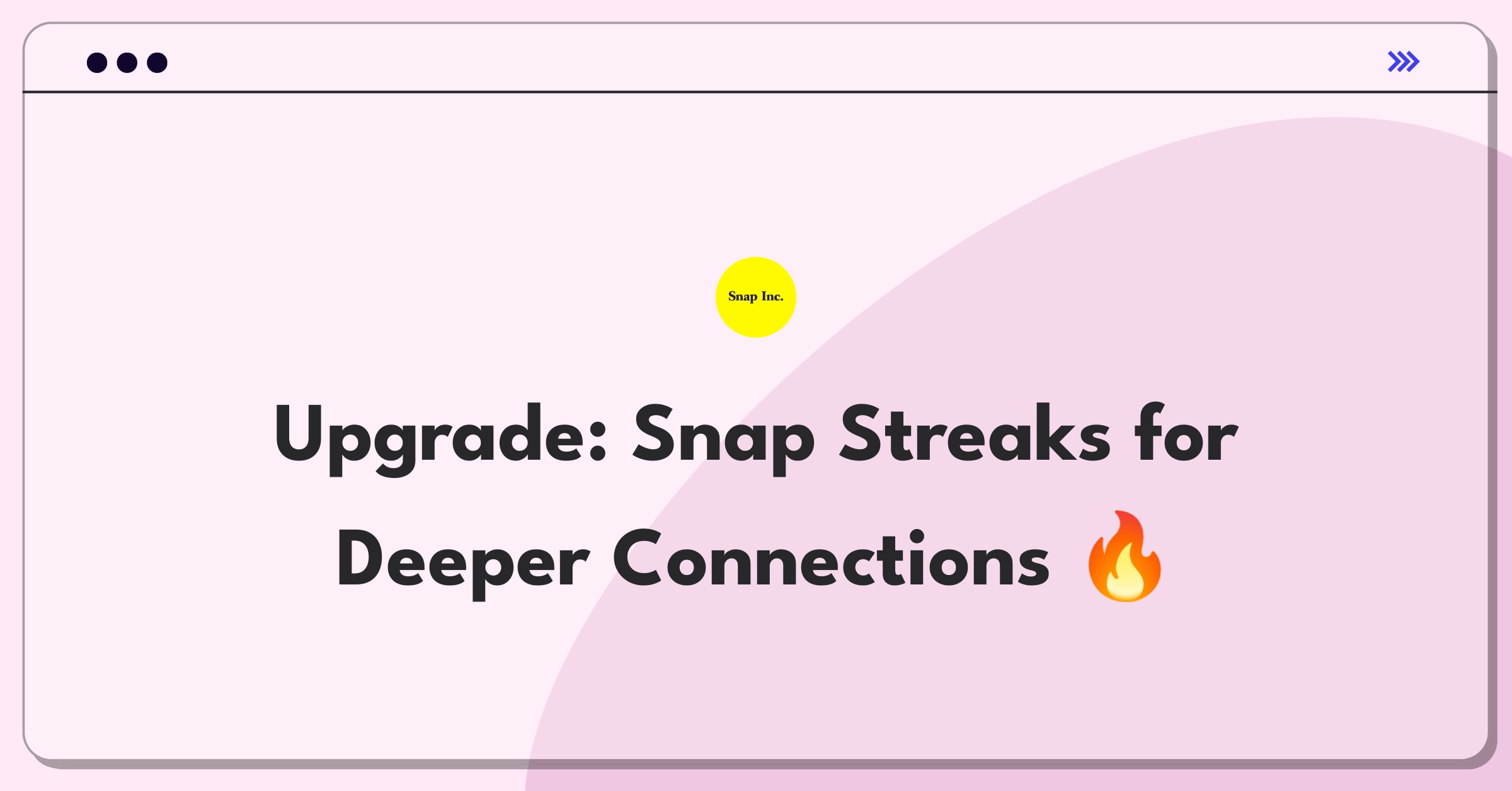 Product Management Improvement Question: Enhancing Snapchat Streak feature for meaningful user interactions