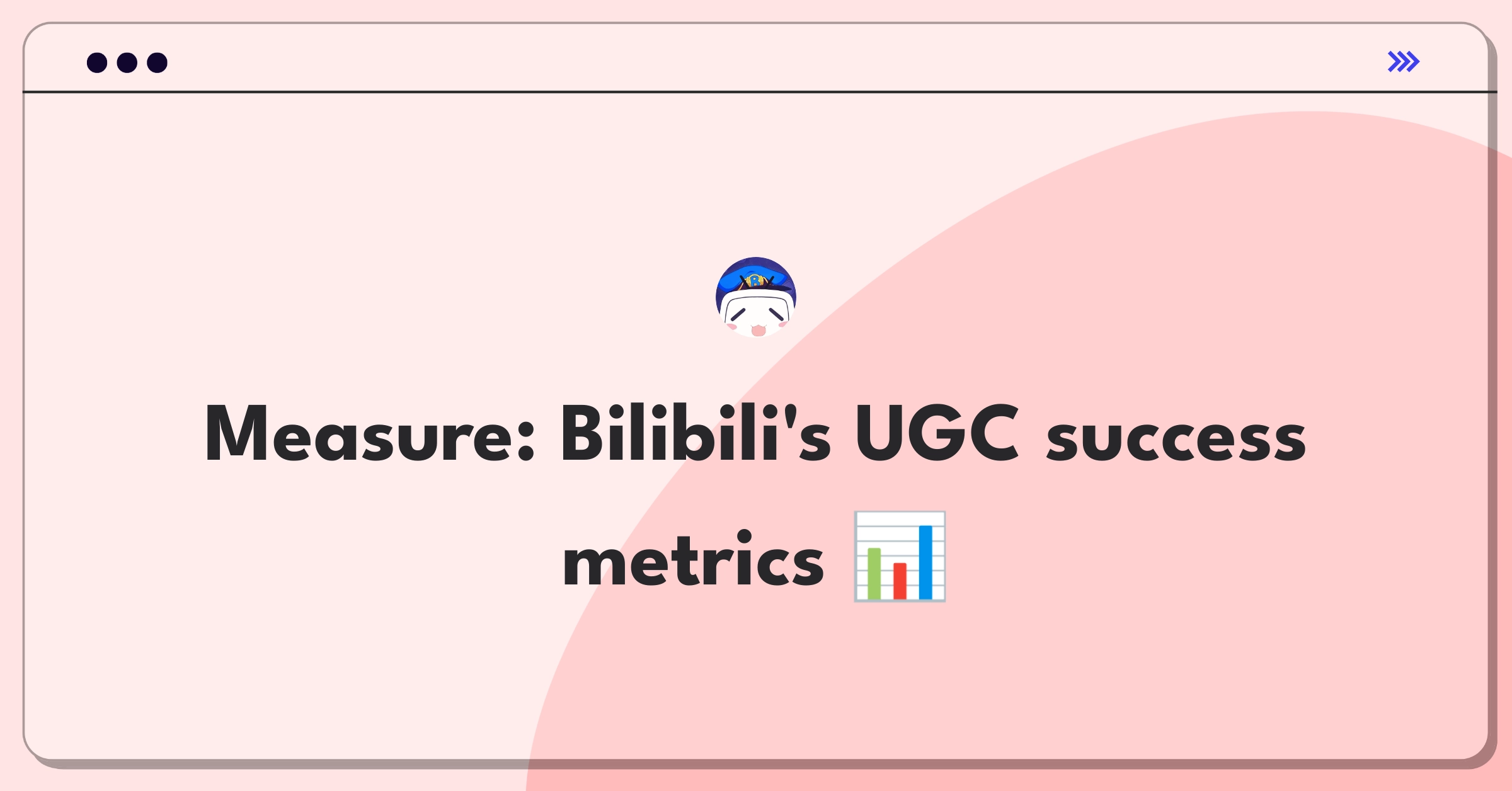 Product Management Success Metrics Question: Evaluating Bilibili's user-generated content platform performance