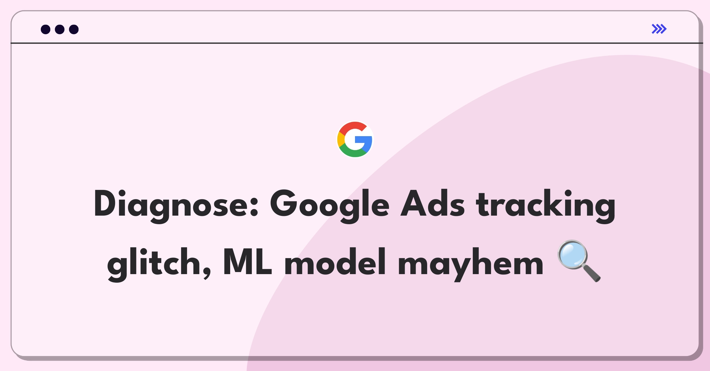 Product Management Root Cause Analysis Question: Investigating Google Ads conversion tracking accuracy decline