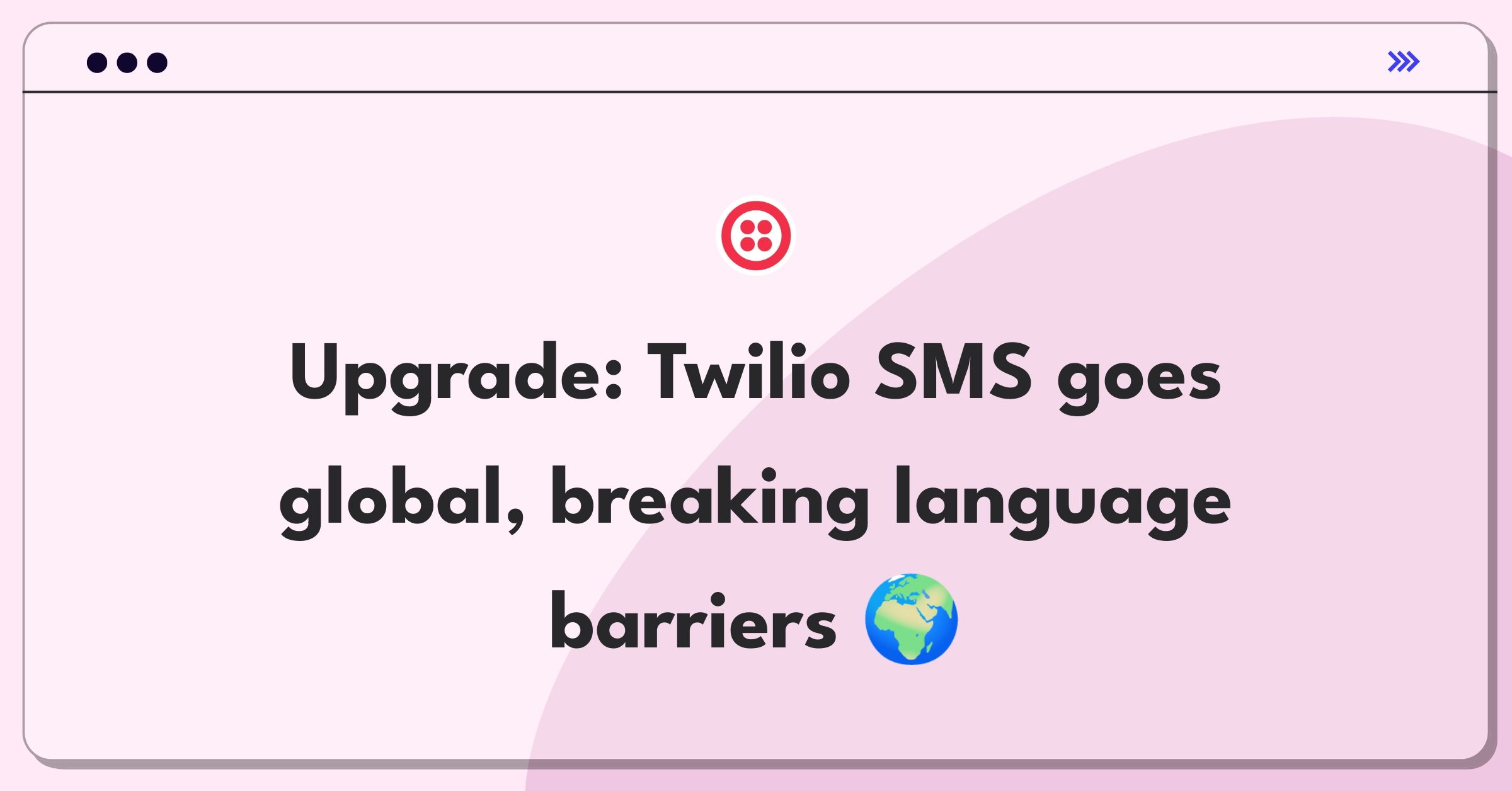 Product Management Improvement Question: Enhancing Twilio's SMS API for multilingual messaging support