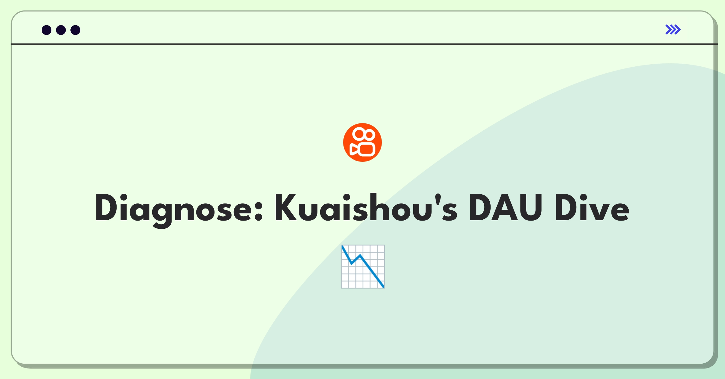 Product Management Root Cause Analysis Question: Investigating Kuaishou's short video feed daily active user decline