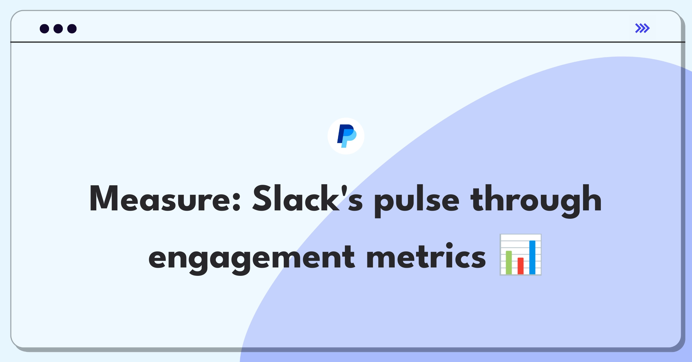 Product Management Metrics Question: Identifying Slack's most critical performance indicator for team communication