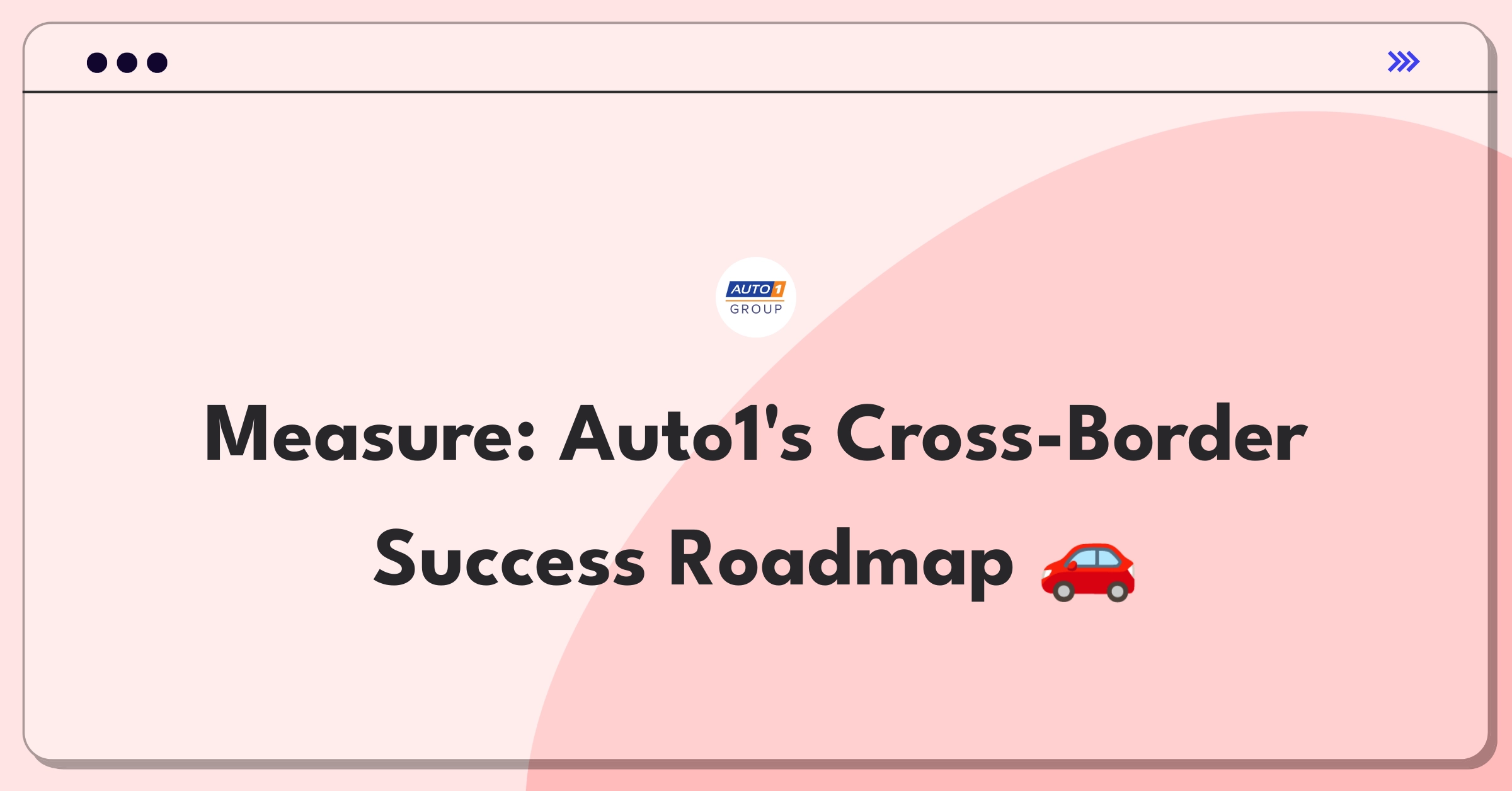 Product Management Analytics Question: Evaluating metrics for Auto1 Group's cross-border vehicle trading feature