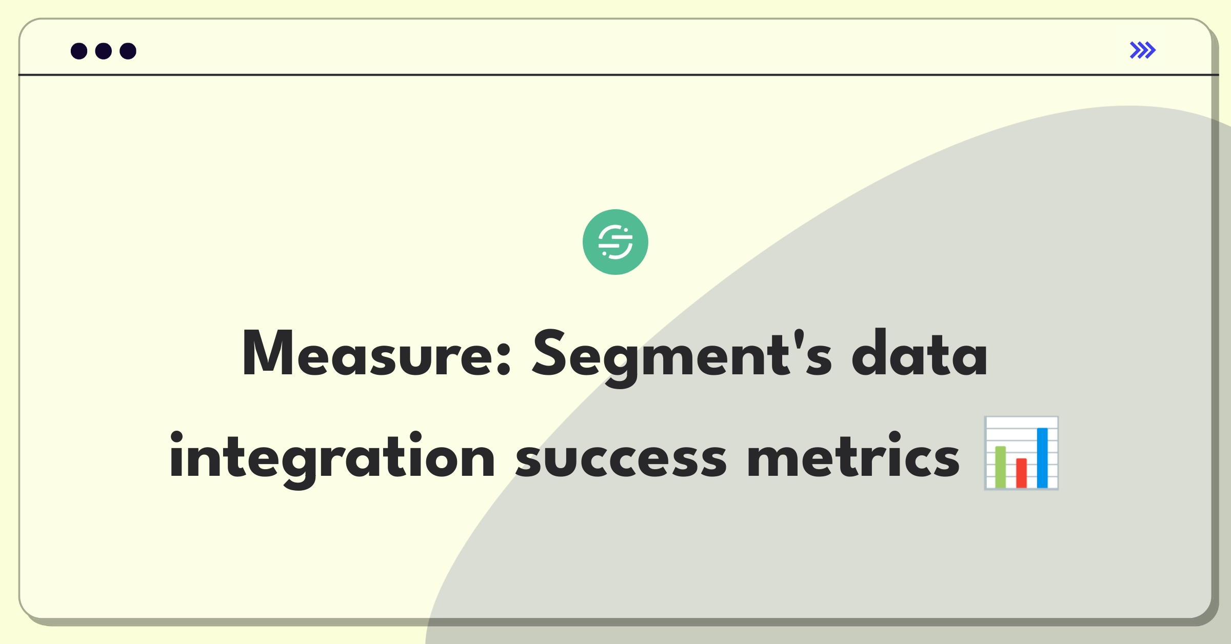 Product Management Metrics Question: Evaluating Segment's customer data integration feature success