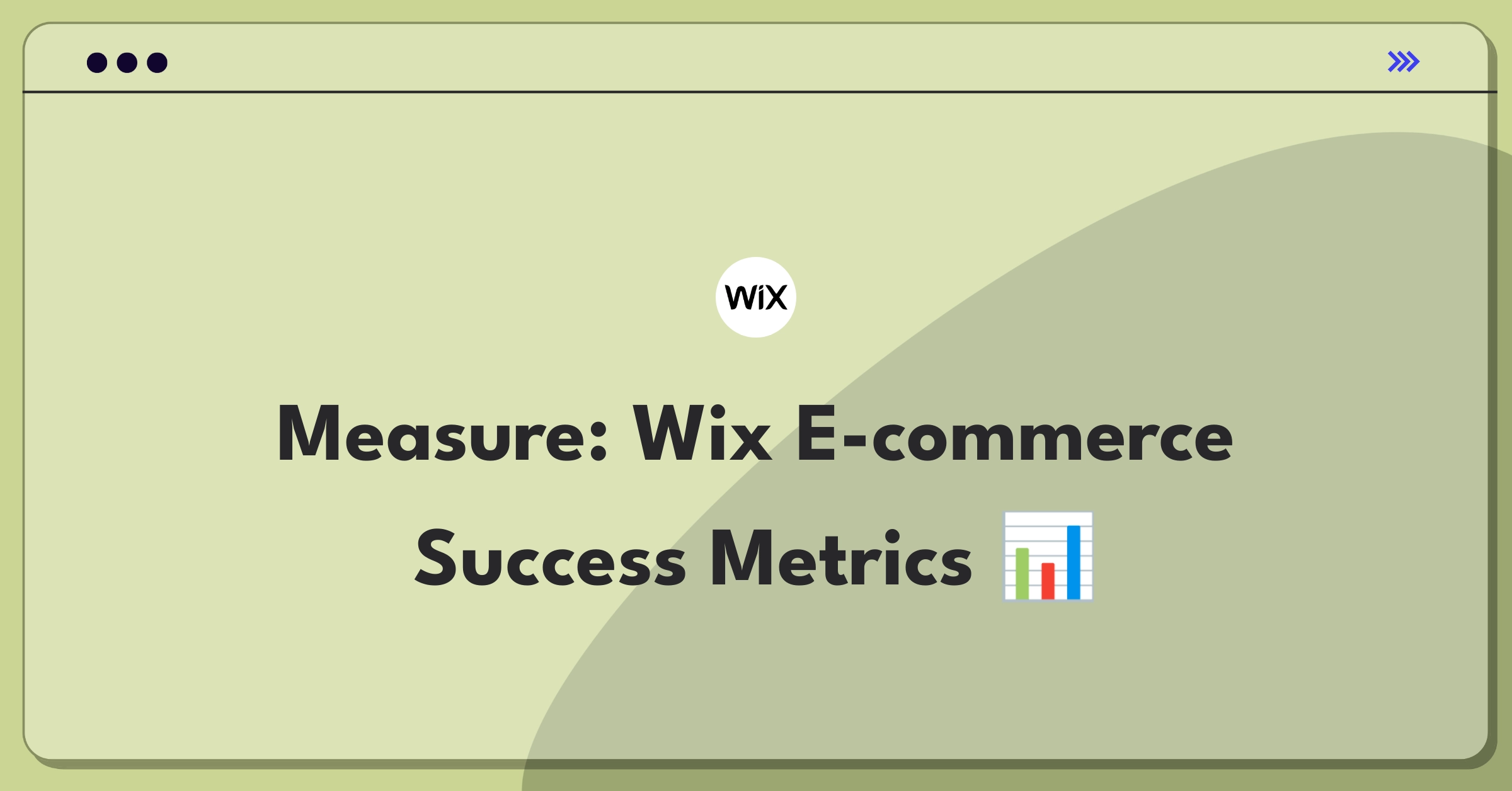 Product Management Success Metrics Question: Evaluating Wix e-commerce features using key performance indicators